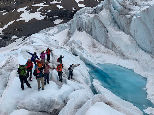 Guests enjoying the tour offered by IceWalks
