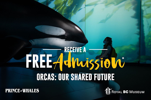 A poster about Royal BC-Prince of Whales partenrship