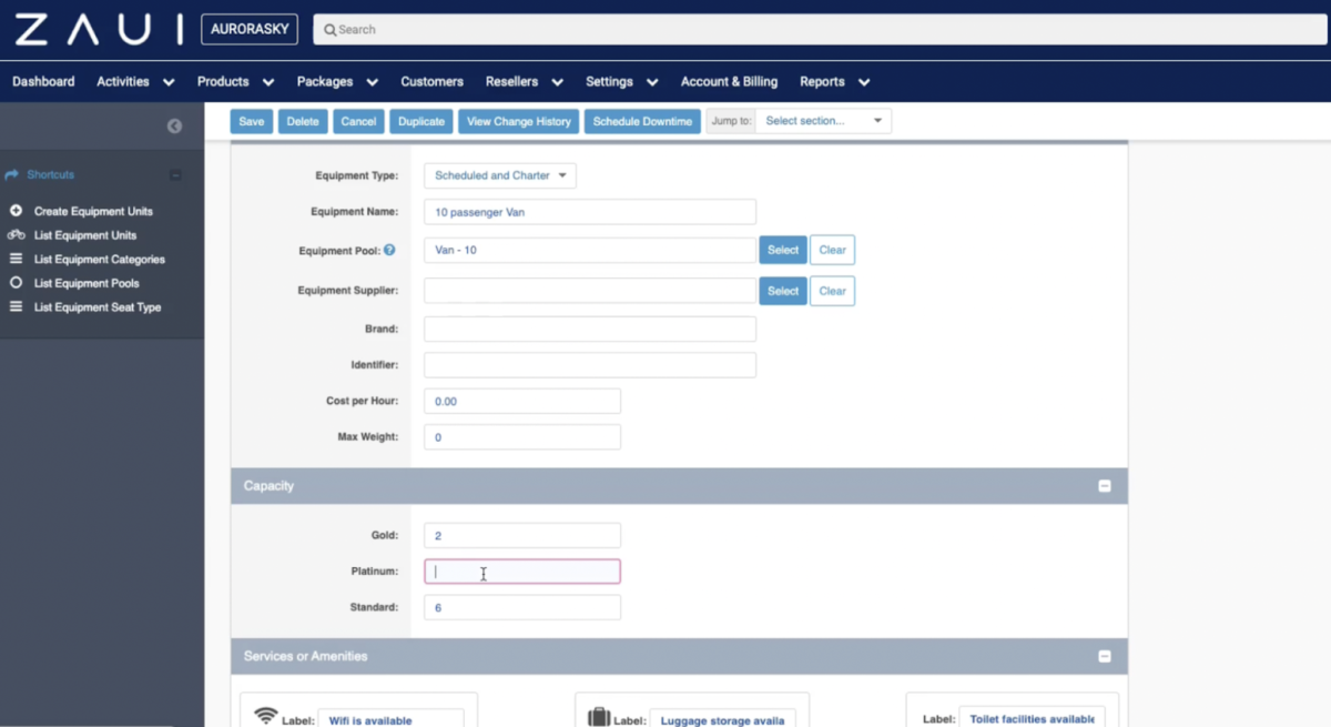 Transportation Seat Selector