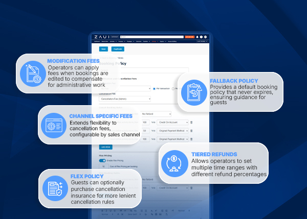 Zaui Booking Policy Tool-Kit