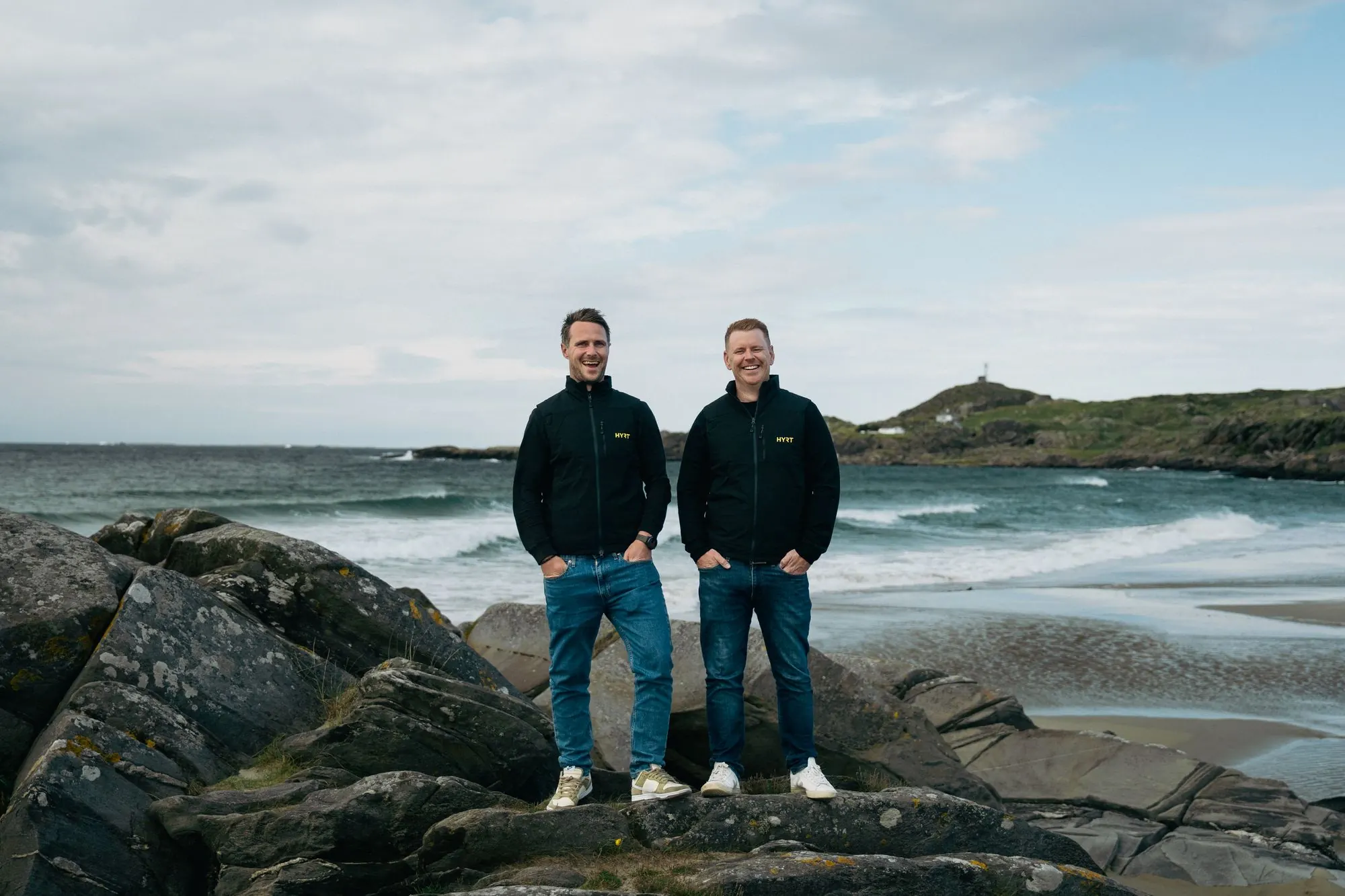 Kenneth og Petter på Jærkysten