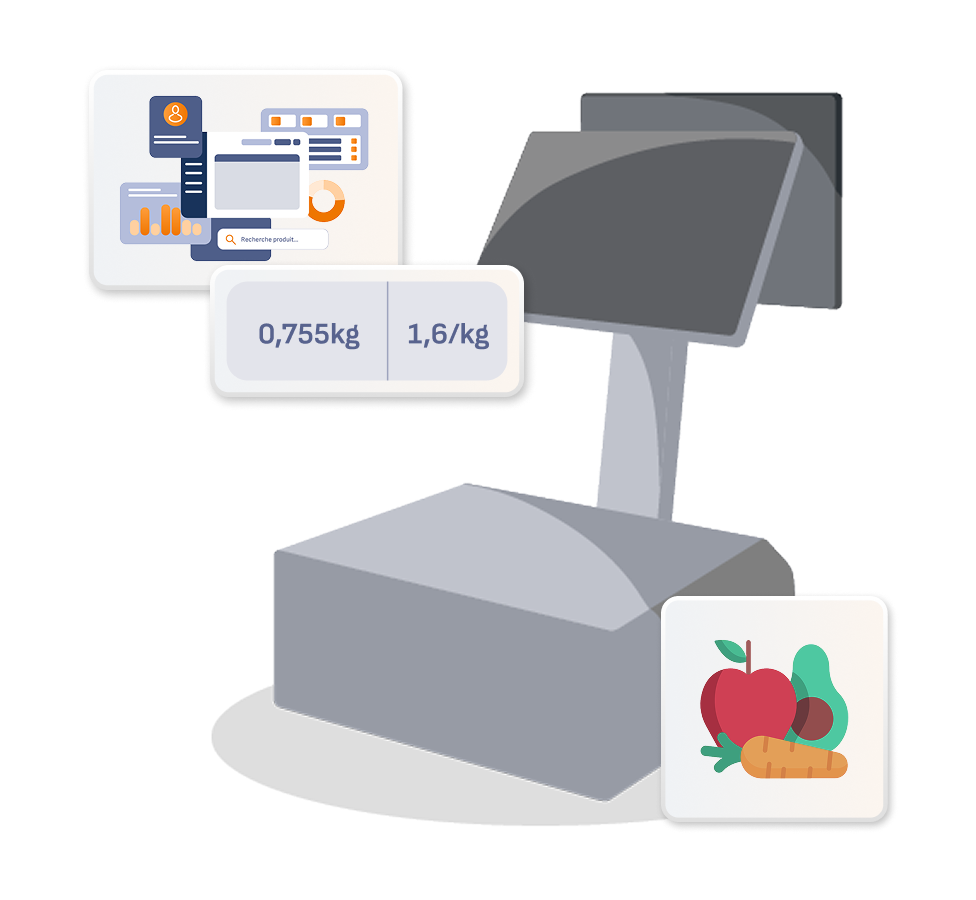 Illustration d'une balance