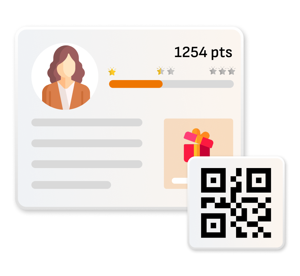 Illustration programme de fidelité