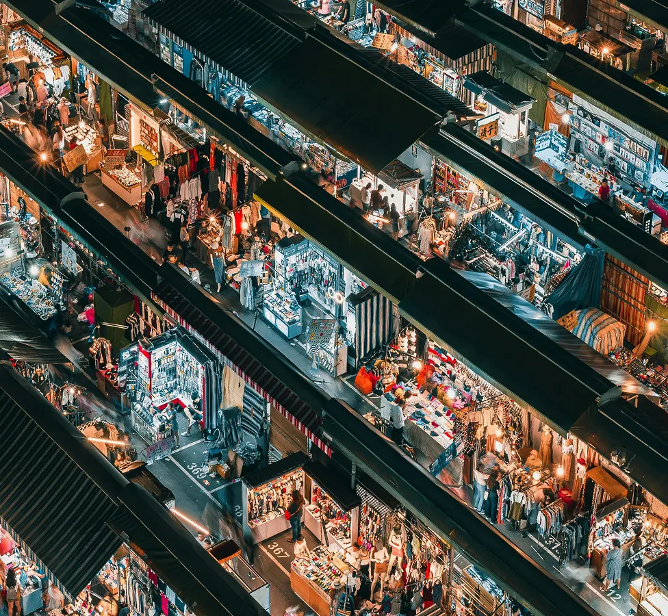 Image allées de marché