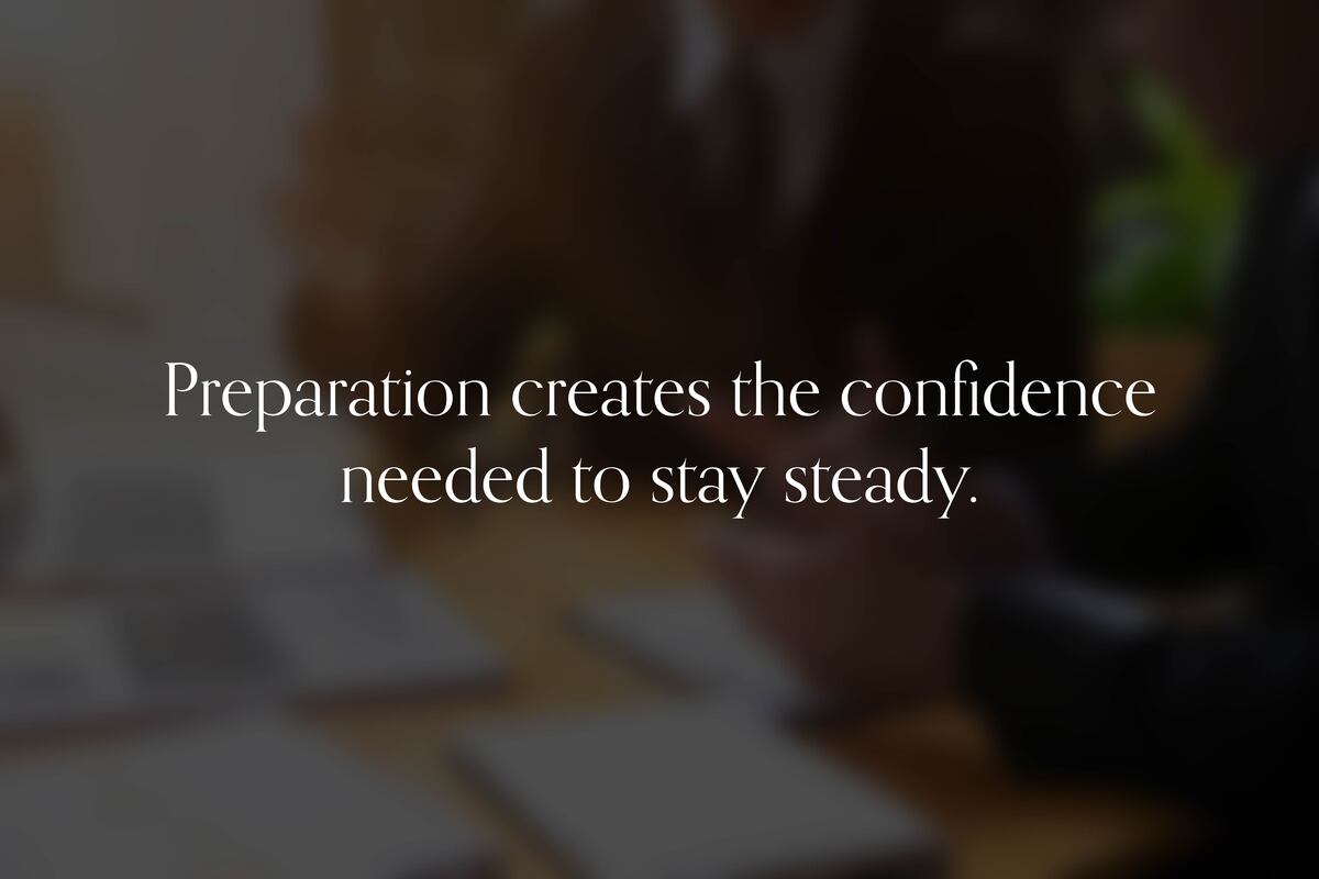 What Preparation Builds Confidence?