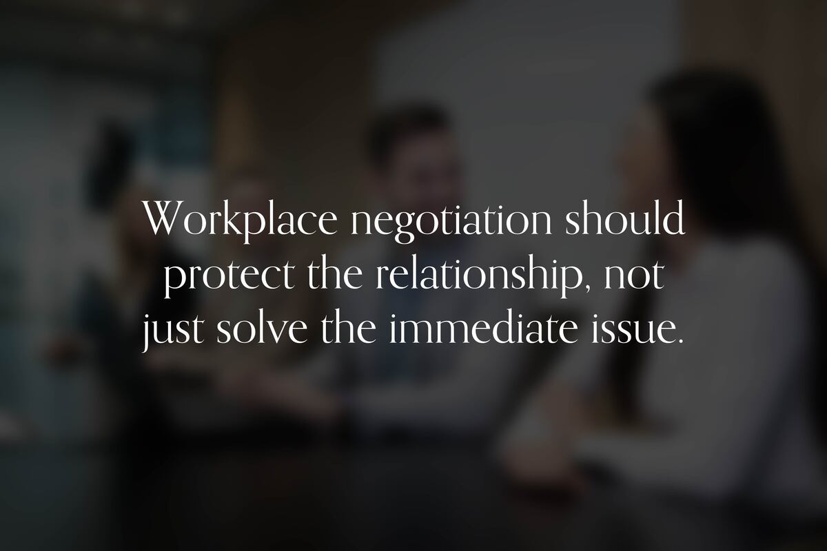 Workplace Negotiation How to Resolve Conflict at Work