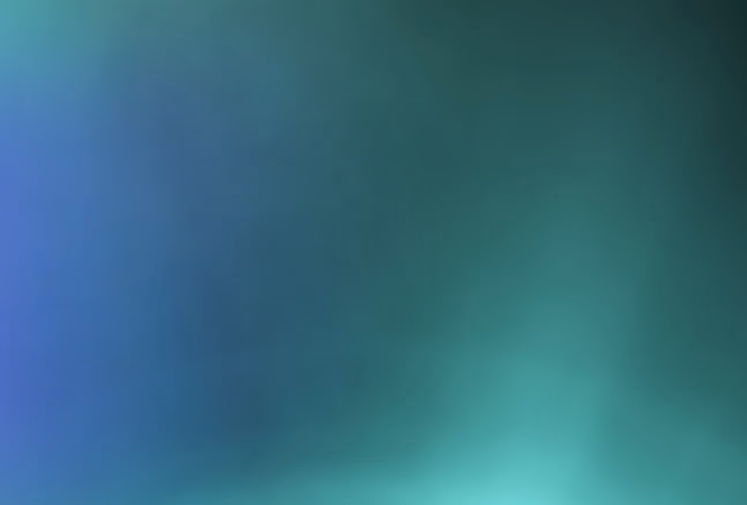 Blurred gradient background blending teal, purple, and pink colors.