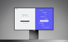 Web design for Refframe — visual library SaaS for designers