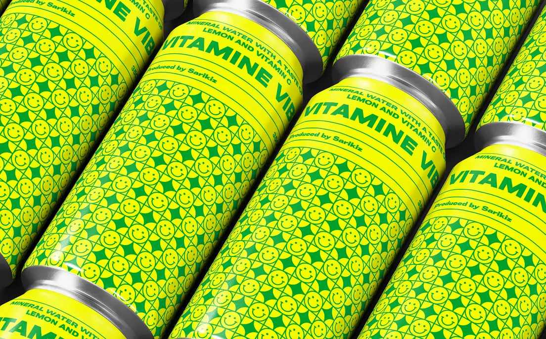 Beverage brand refresh for Sarıkız — iconic Turkish water identity reborn for global markets.