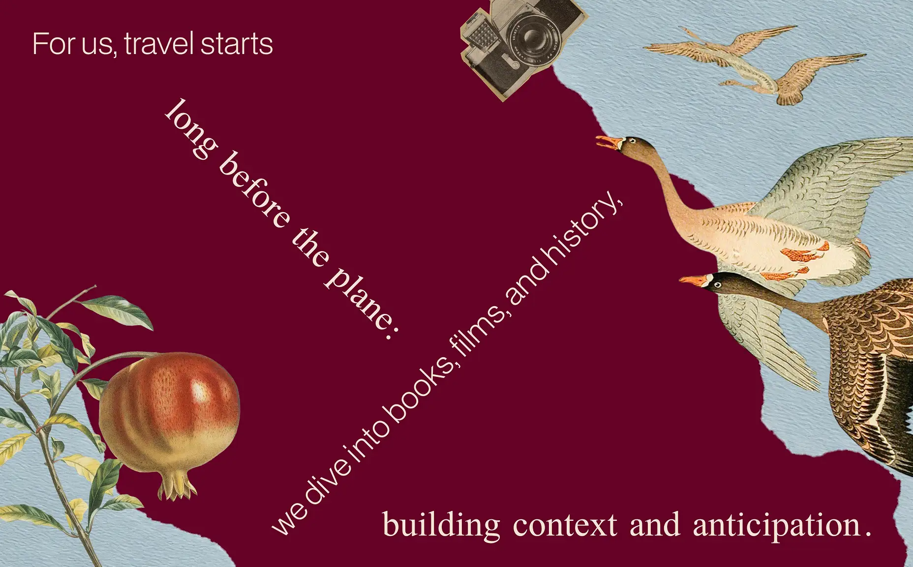 Travel journal branding for On Way Storytellers — seasonal stories, design, and digital home.