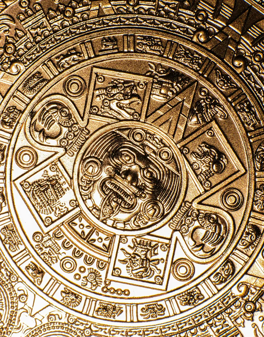 Kokomodo icon inspiration — pre-Columbian glyphs and texture