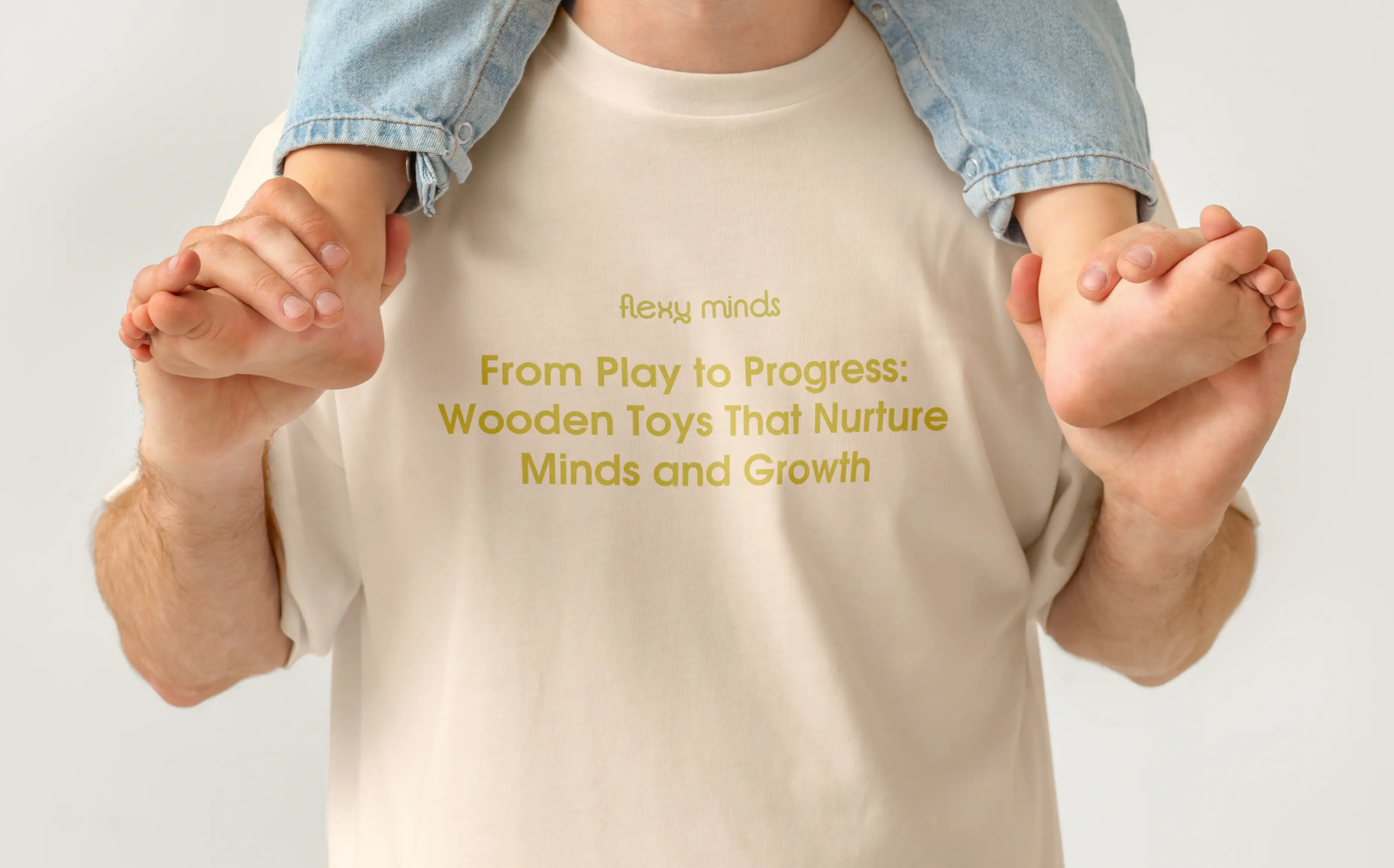 Parent holding child in warm family moment