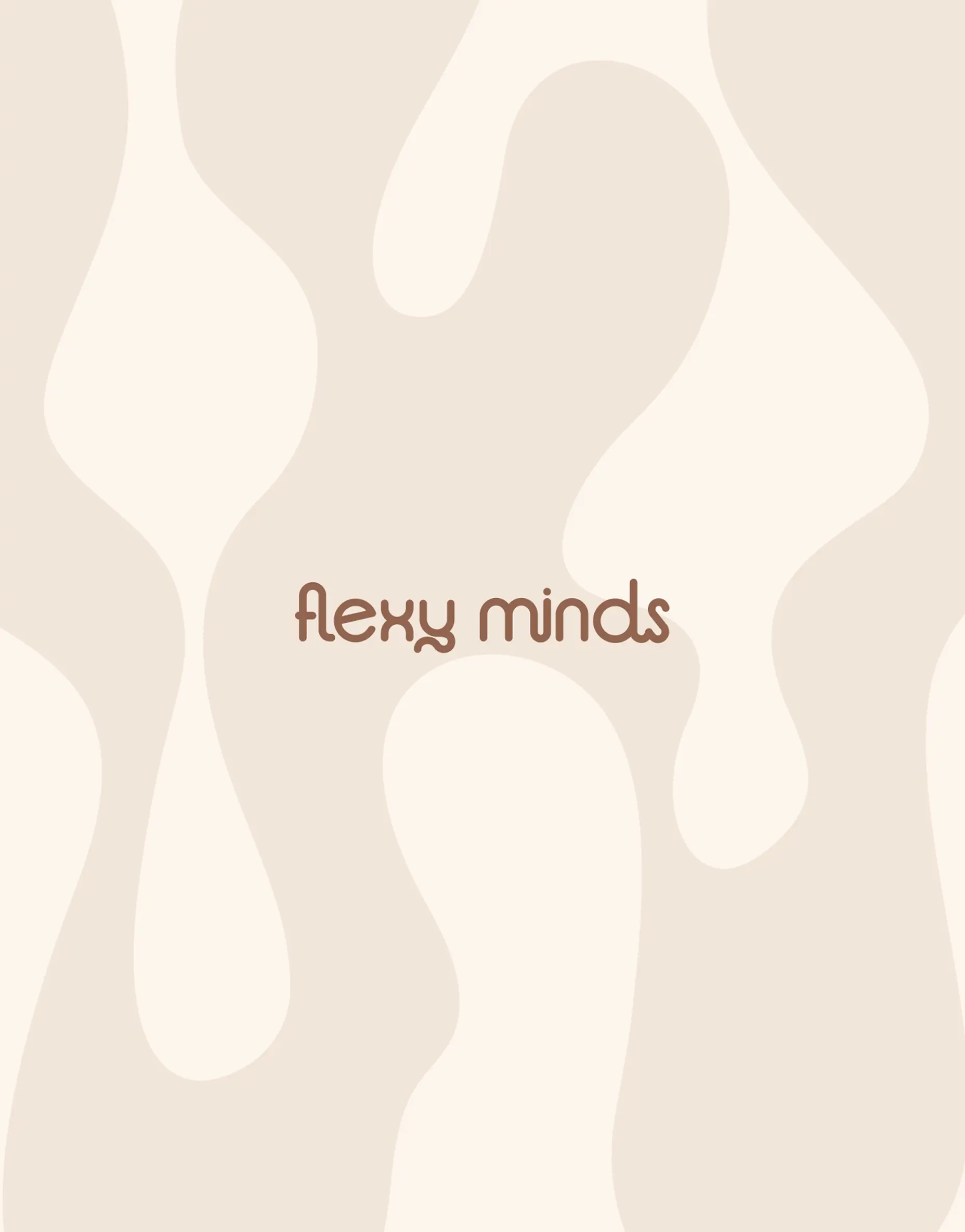 Flexy Minds organic brand pattern