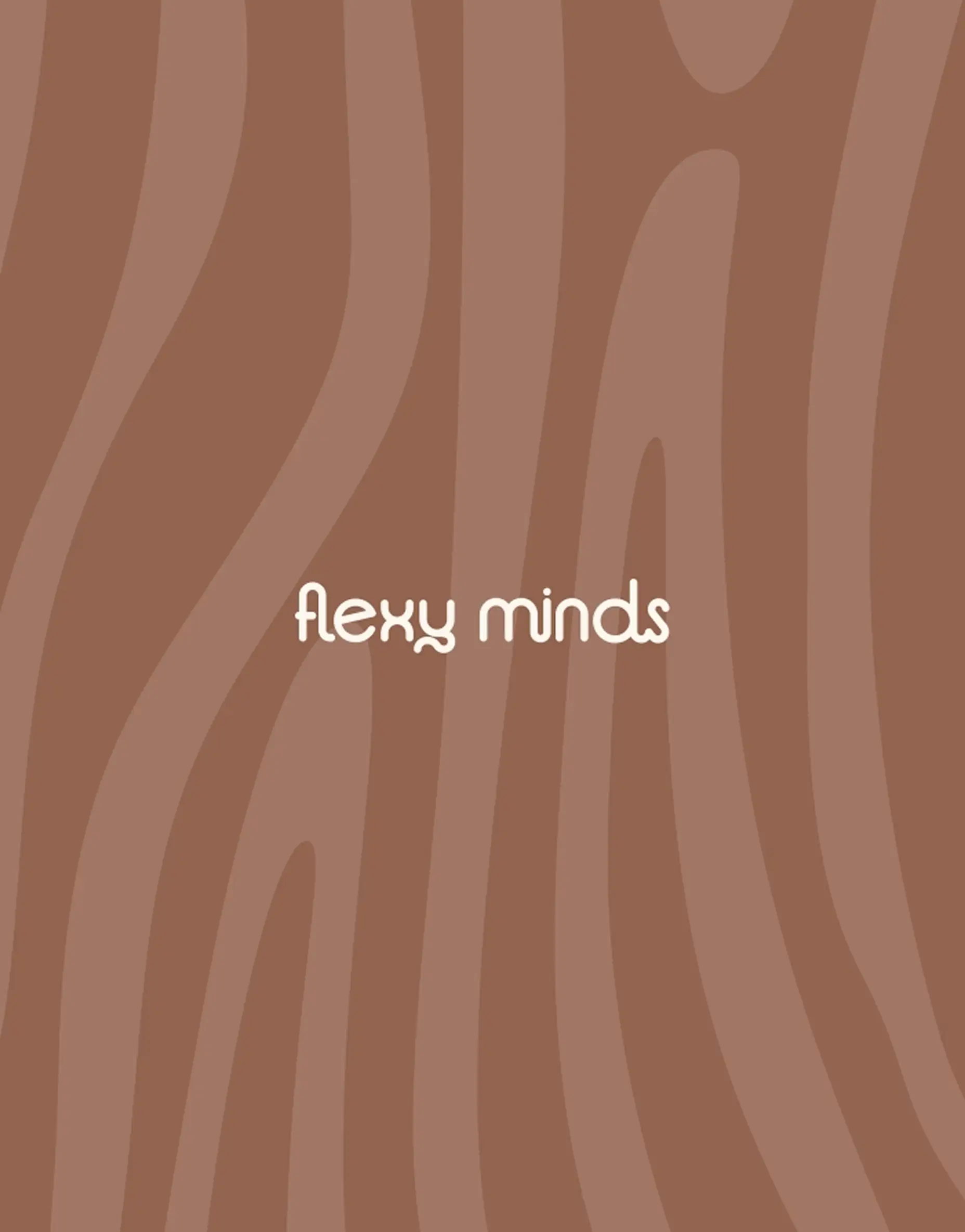 Flexy Minds wood inspired brand pattern
