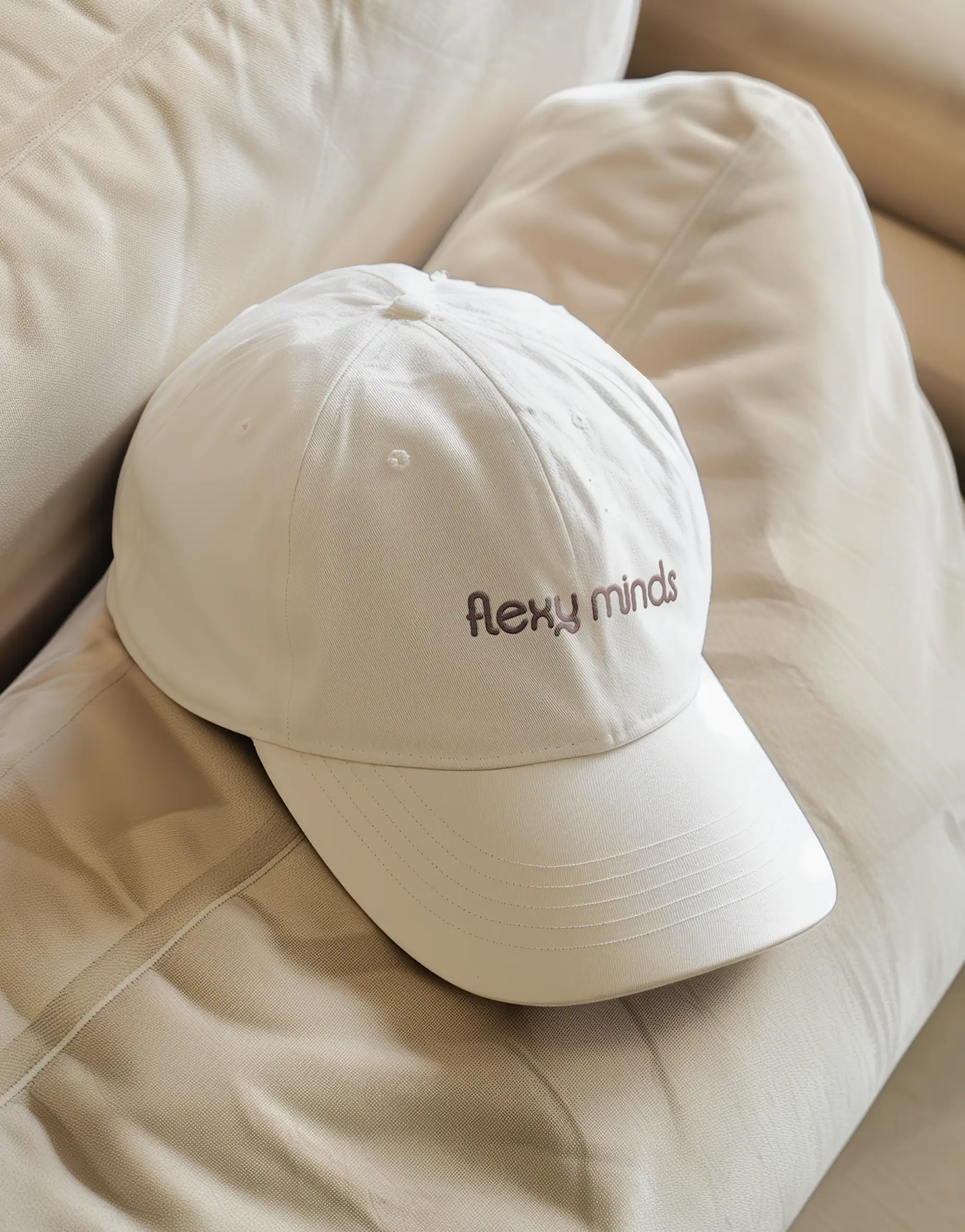 Flexy Minds branded cotton cap