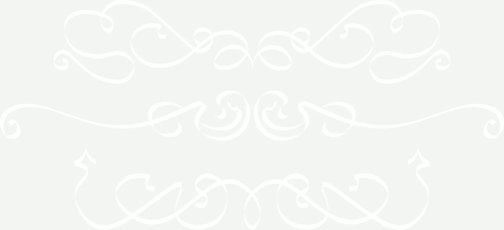Calligraphy tracery composition