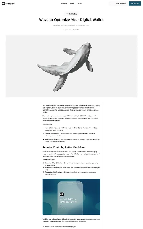 Blog Post Page Preview