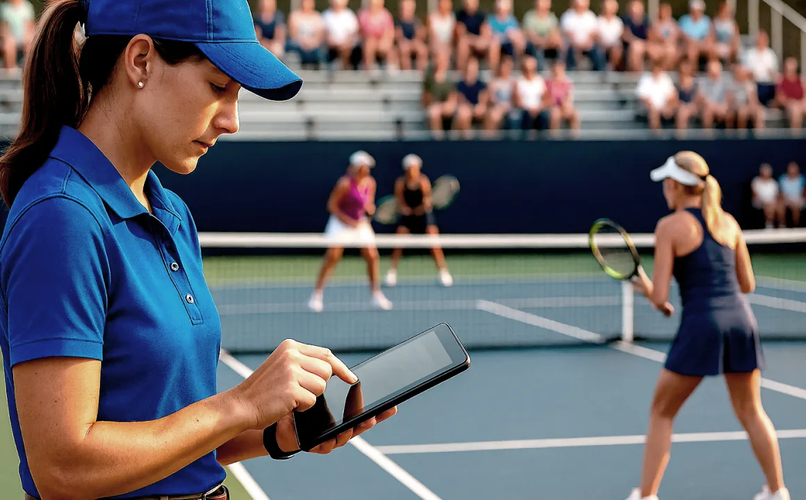 Tournament director observing a tournament