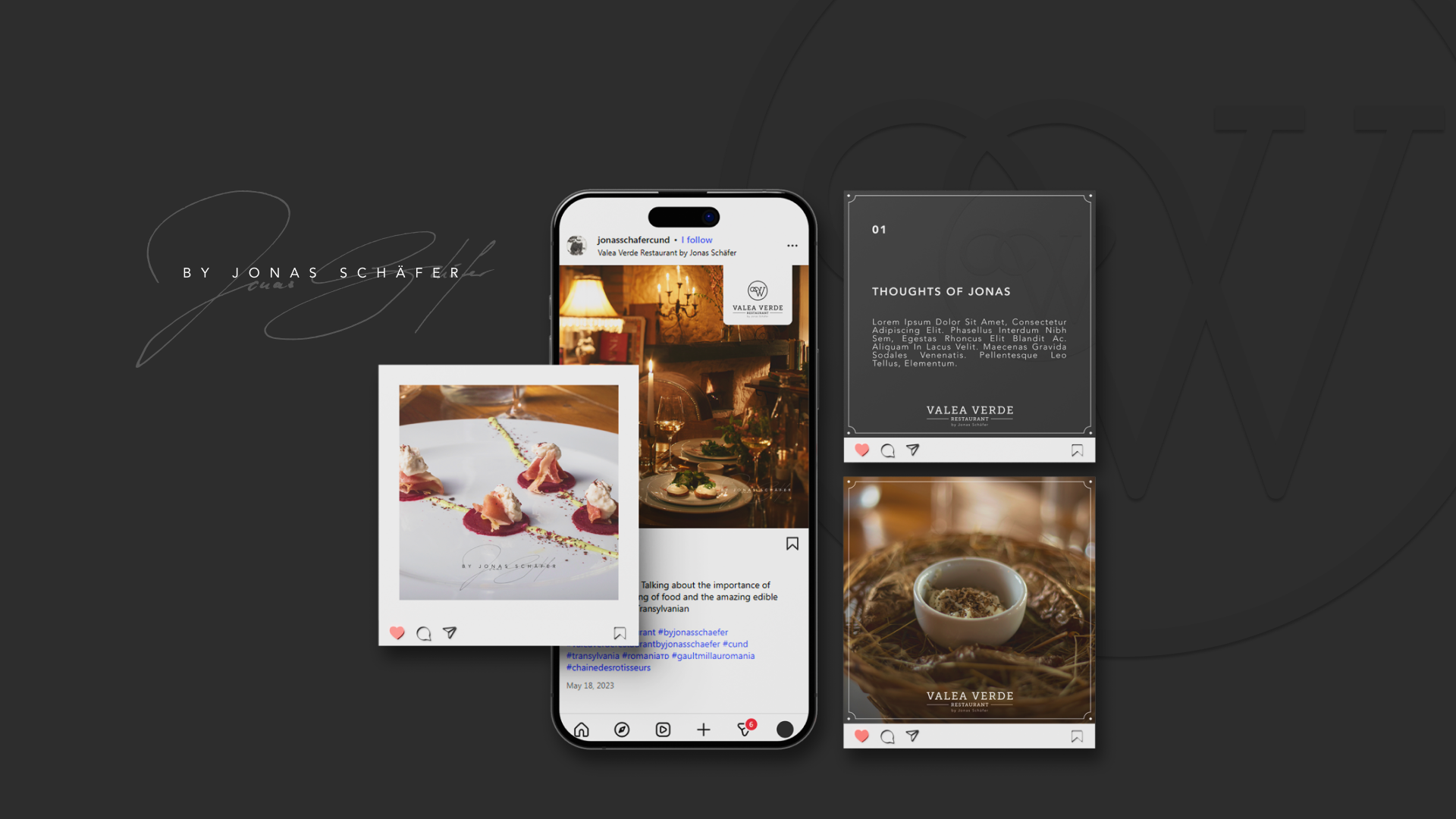 Valea Verde Restaurant by Jonas Schafer - Social media posts instagram