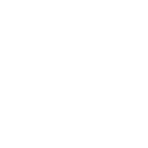 Hvit nedoverpil på svart bakgrunn.