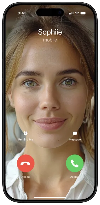 received phone image