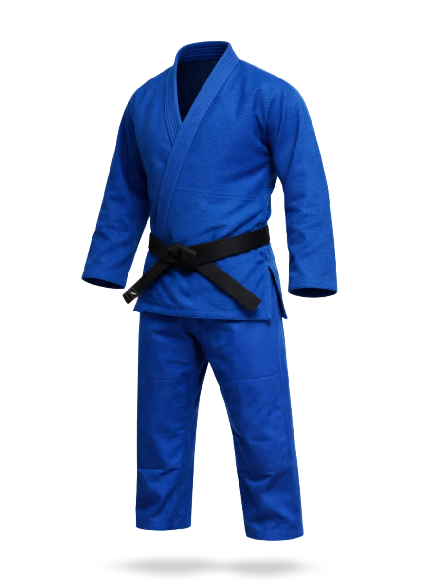 Синее дзюдоги для соревнований, плотная ткань (Kaitogi J3)