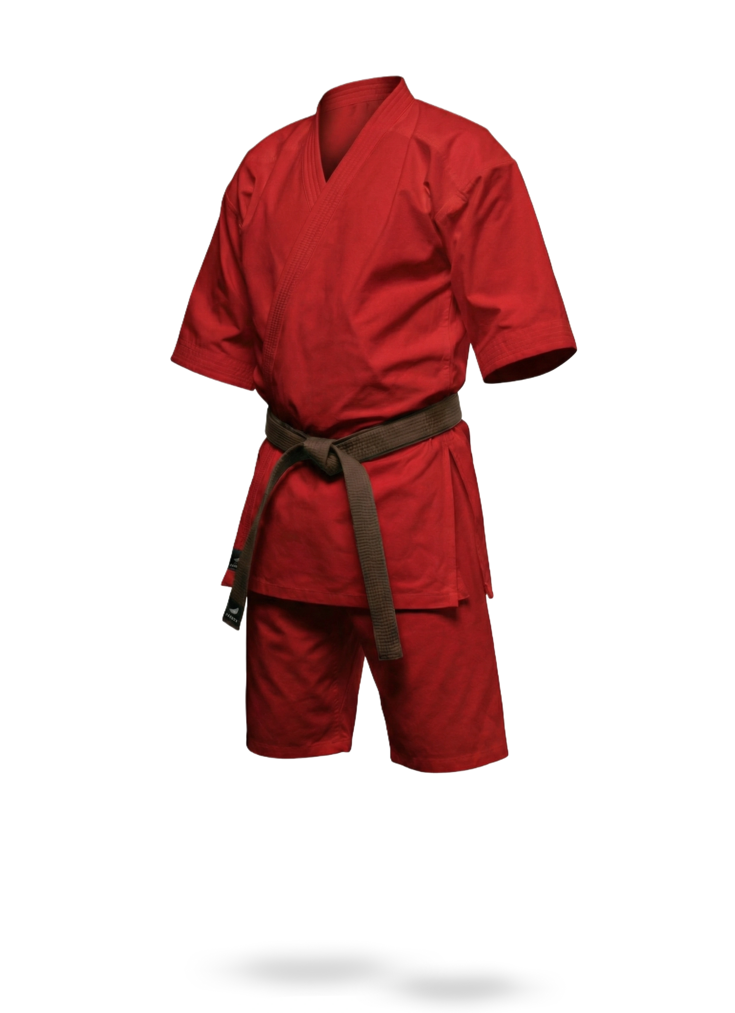 Красное доги KAITOGI K2M5, рукав ниже локтя, удлиненная куртка