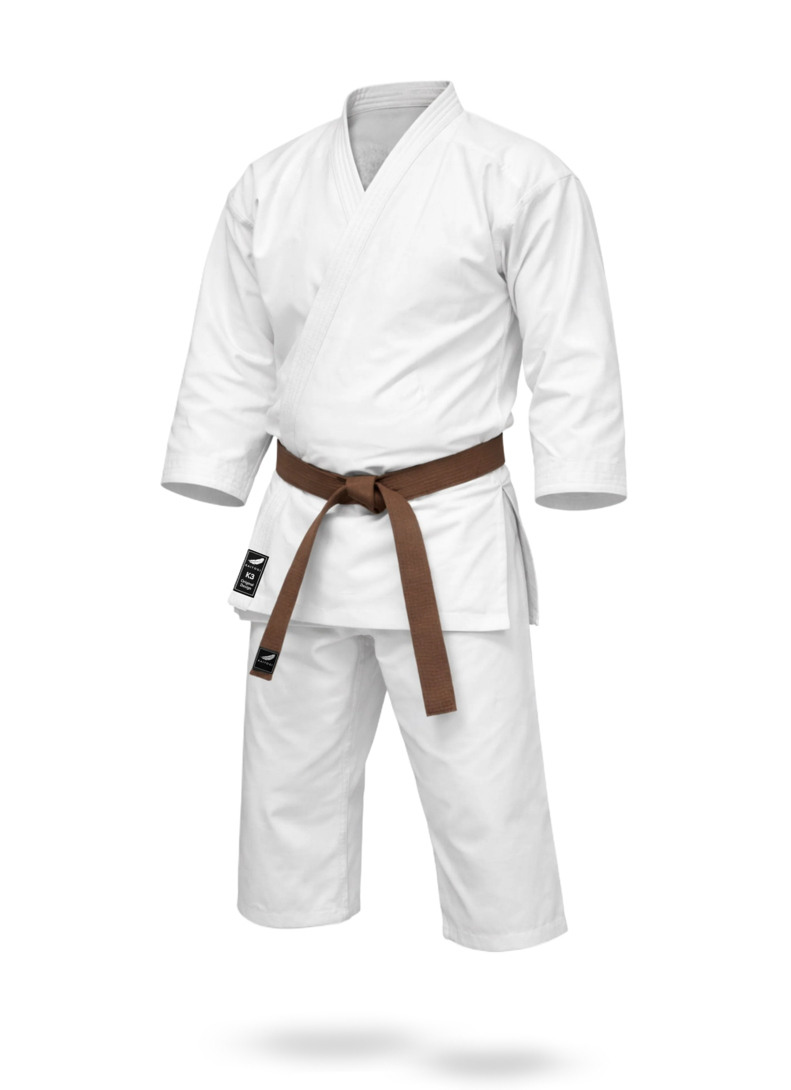 Спортивное белое доги KAITOGI K3М4: короткая куртка и штаны-бриджи для кумитэ