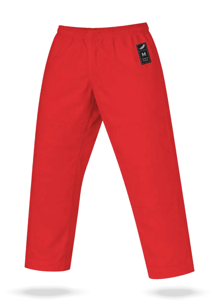 Спортивные красные штаны KAITOGI для борьбы с поясом на резинке