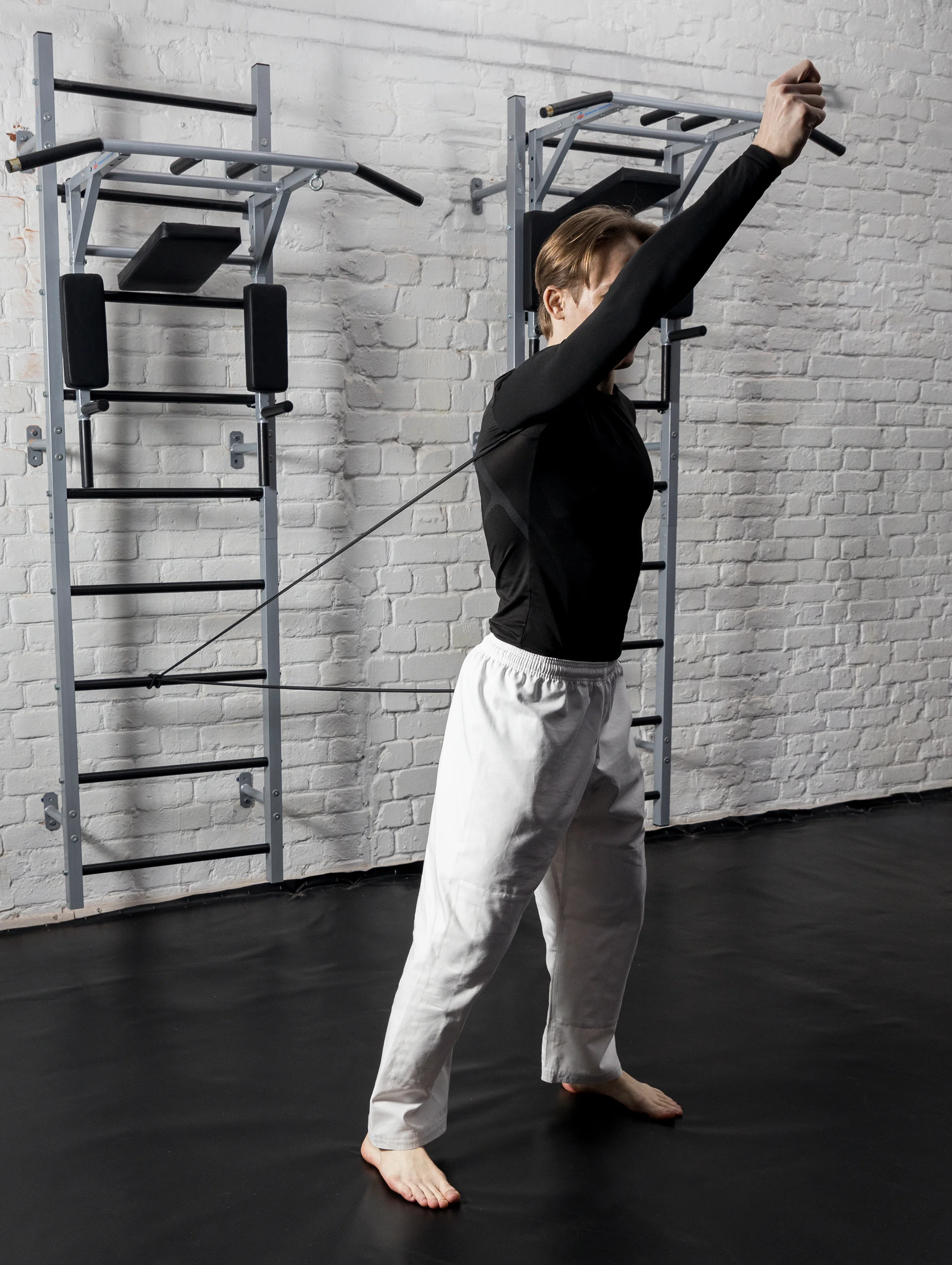 Отработка входа на бросок с борцовской резиной KAITOGI — развитие скорости реакции и взрывной силы