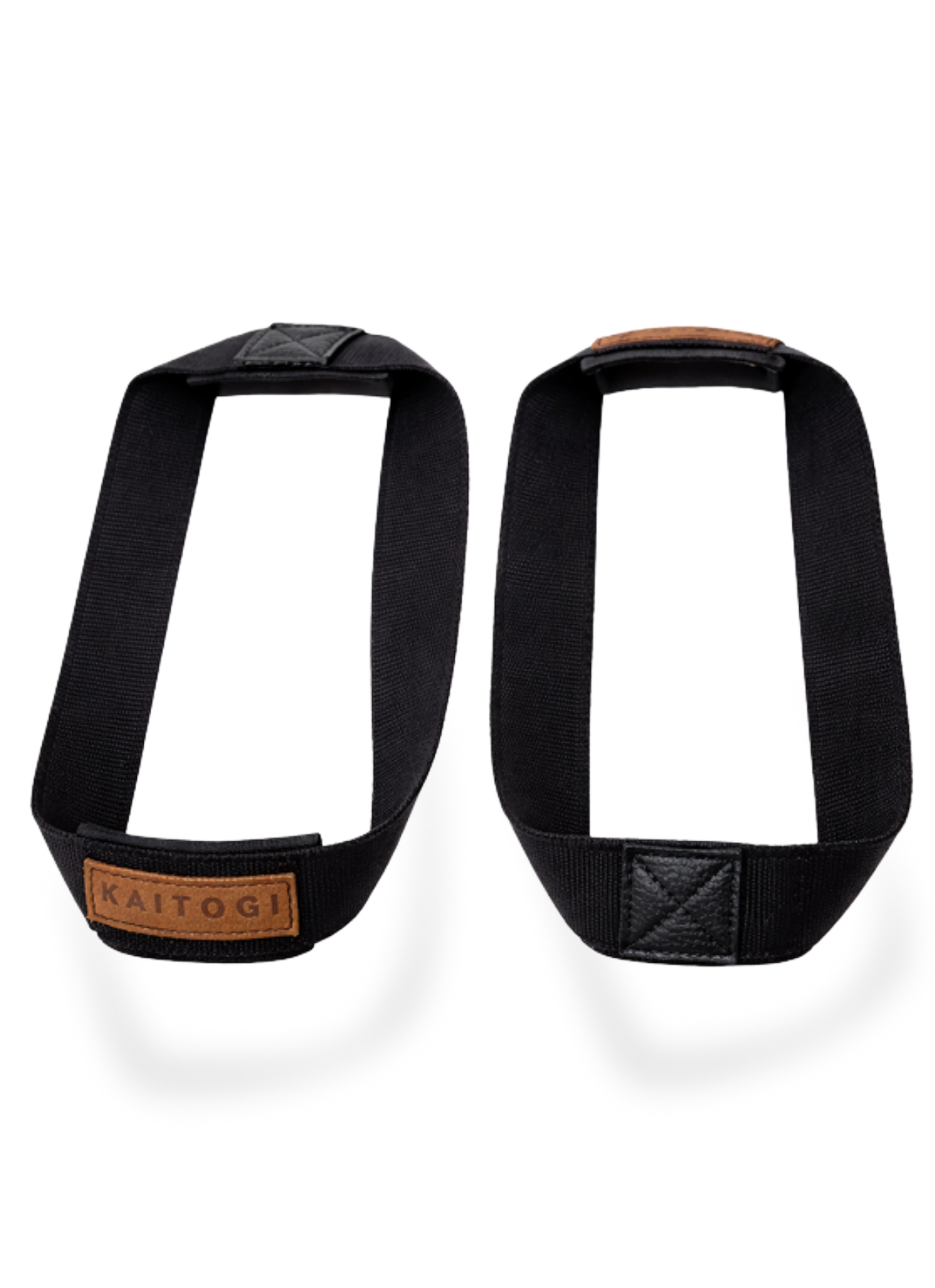 Кольцевые лямки для тяги «Круг» KAITOGI (4х60 см) из плотной хлопковой стропы для профессиональных силовых нагрузок