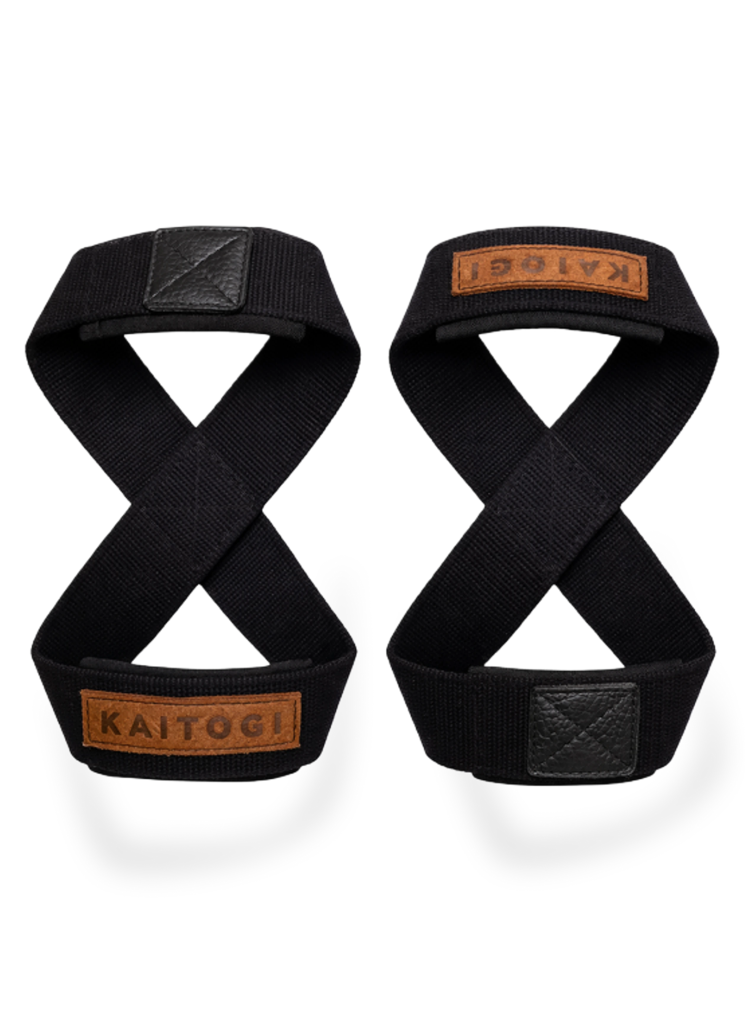 Лямки для тяги «Прямая восьмерка» KAITOGI для работы с большими весами: идеальное облегание руки и отсутствие соскальзывания