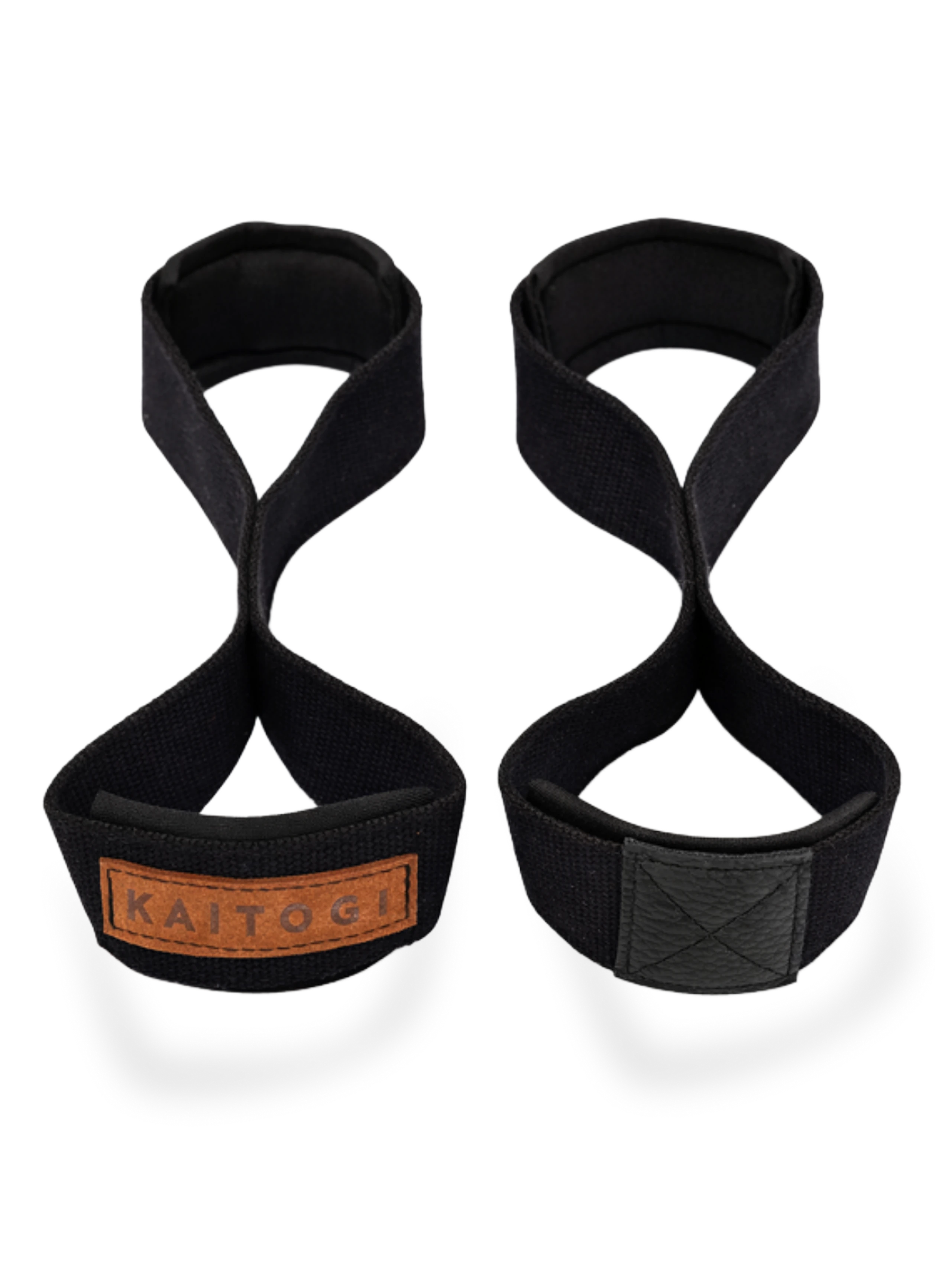 Лямки для тяги «Обратная восьмерка» KAITOGI: усиленная поддержка запястья для опытных атлетов и профилактика травм