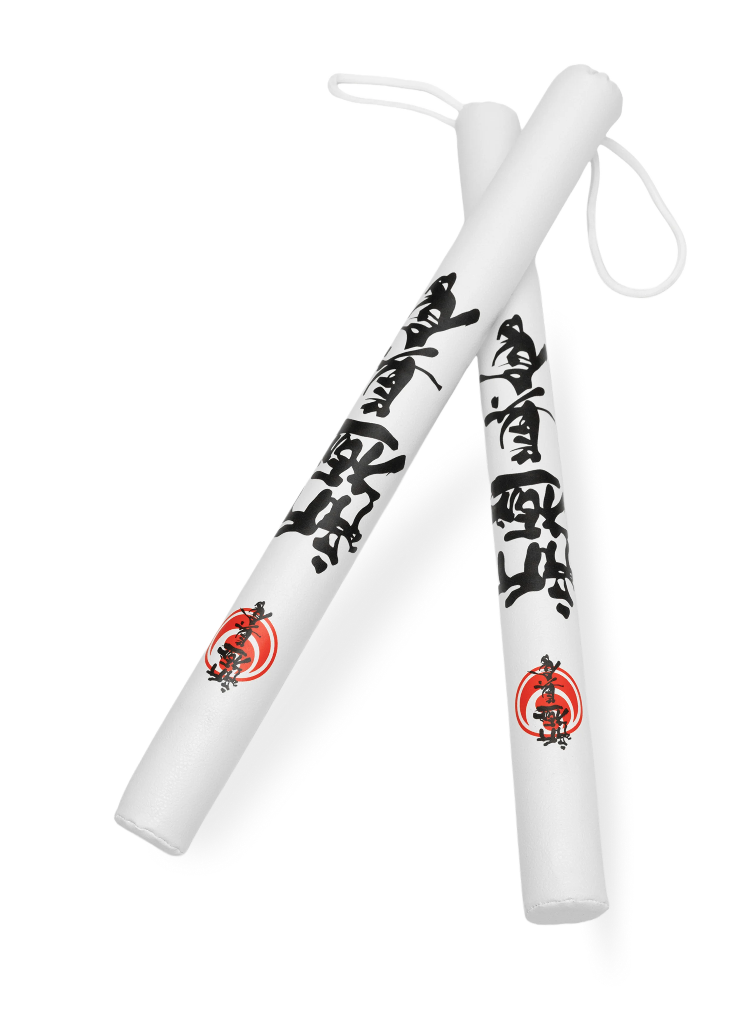Профессиональные белые палочки для тренера Шинкиокушинкай карате, прочный кожзам с качественной печатью