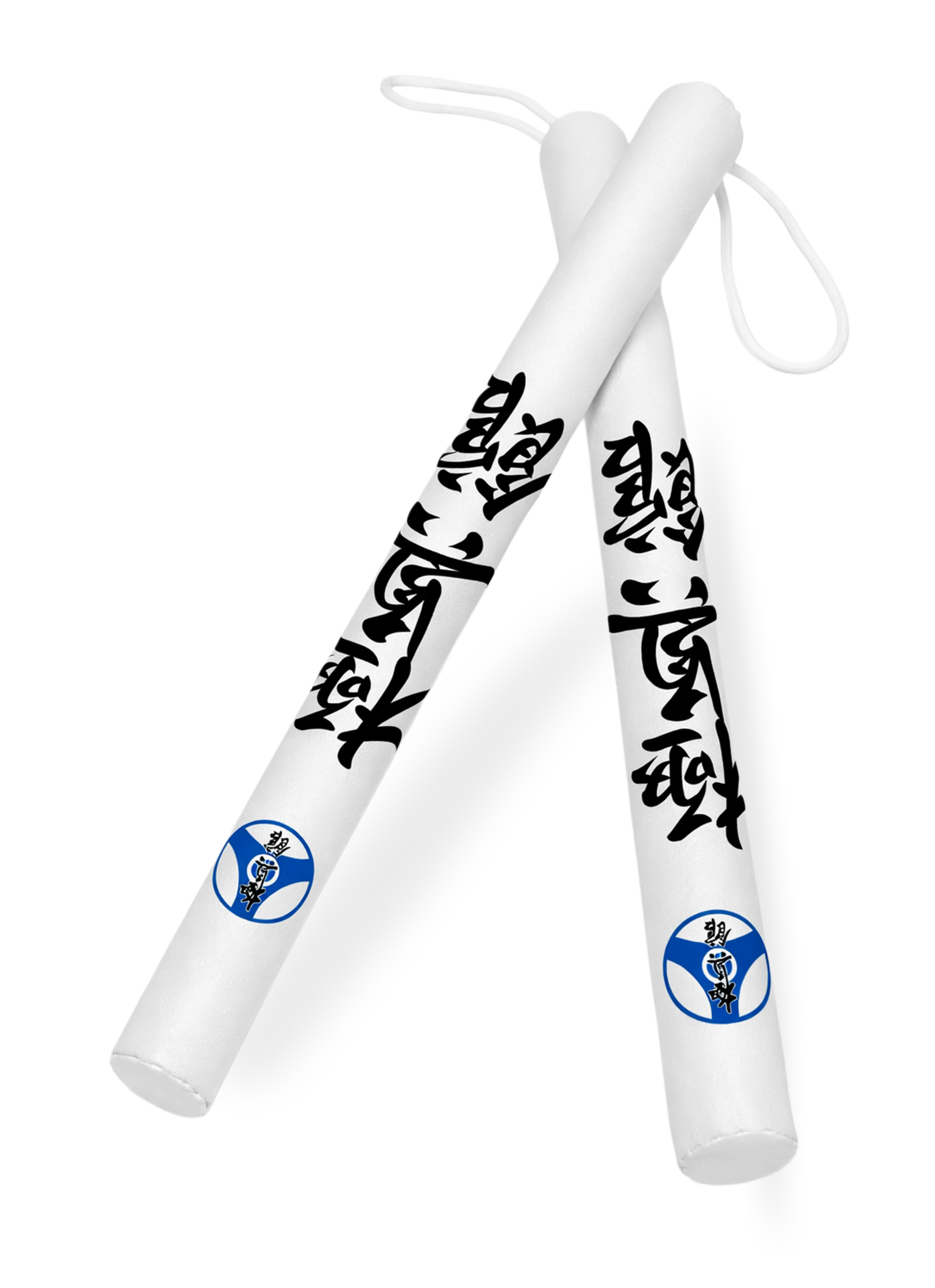 Тренерские палочки Кёкусин-кан белого цвета — тактический снаряд для тренировки тайминга и дистанции