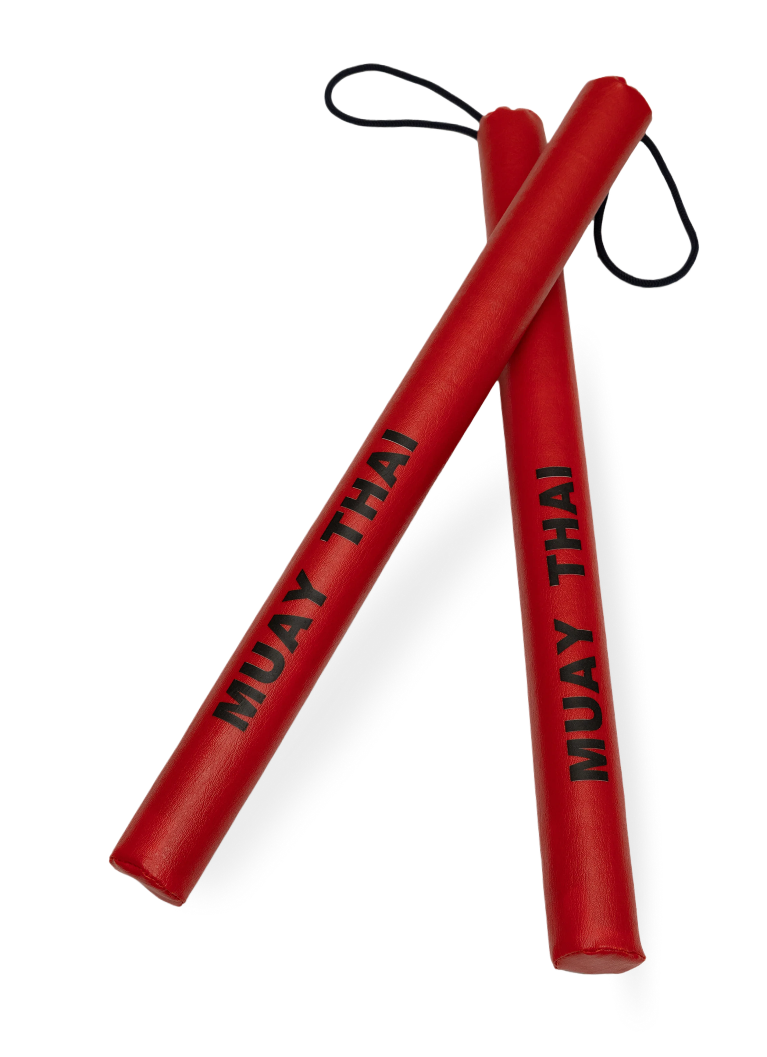 Красные тактические палочки Муай-тай: ультрастойкая тематическая печать и надежный хват