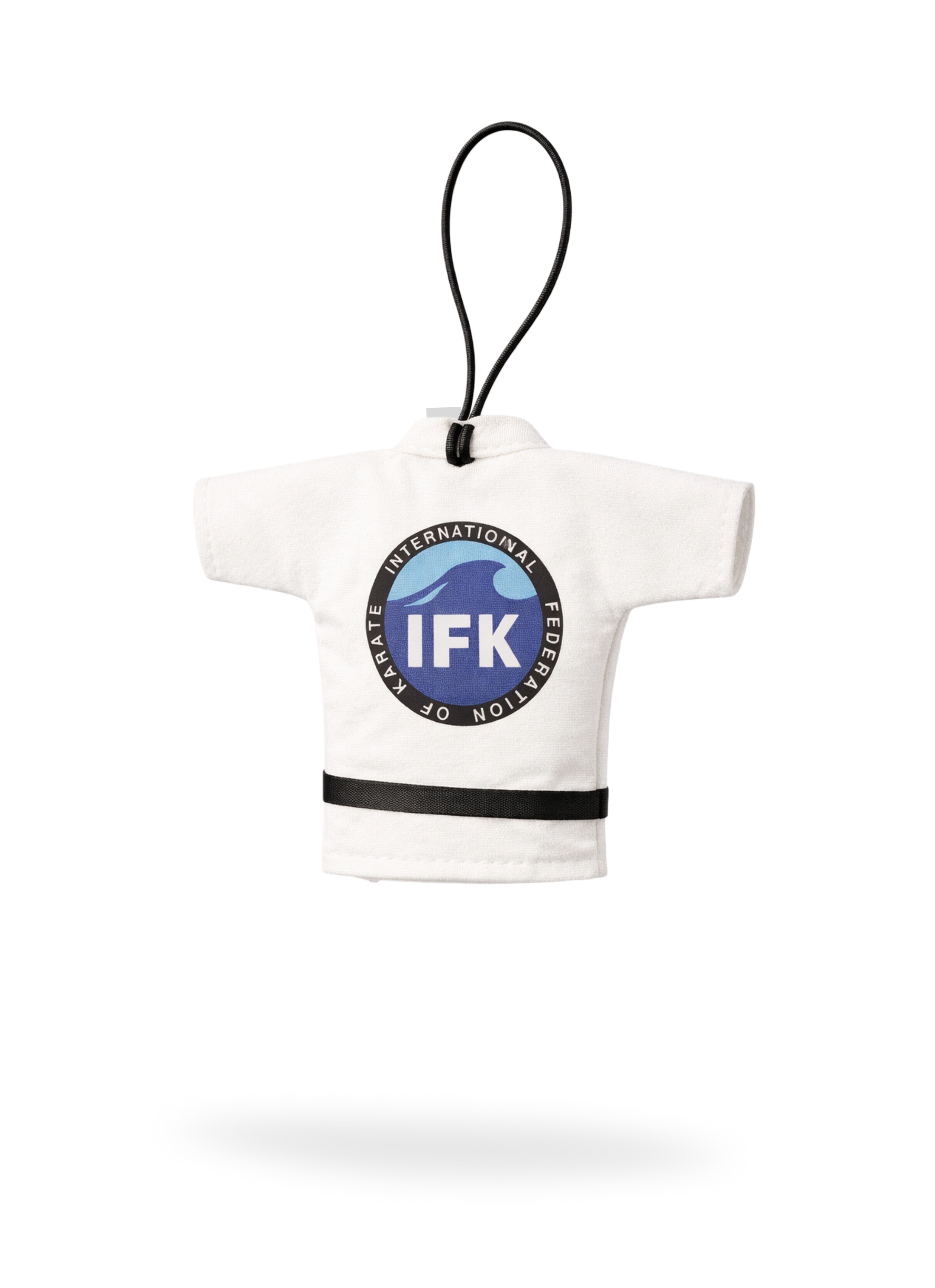 Миниатюрная куртка-кимоно карате IFK, качественный российский сувенир в подарочной упаковке