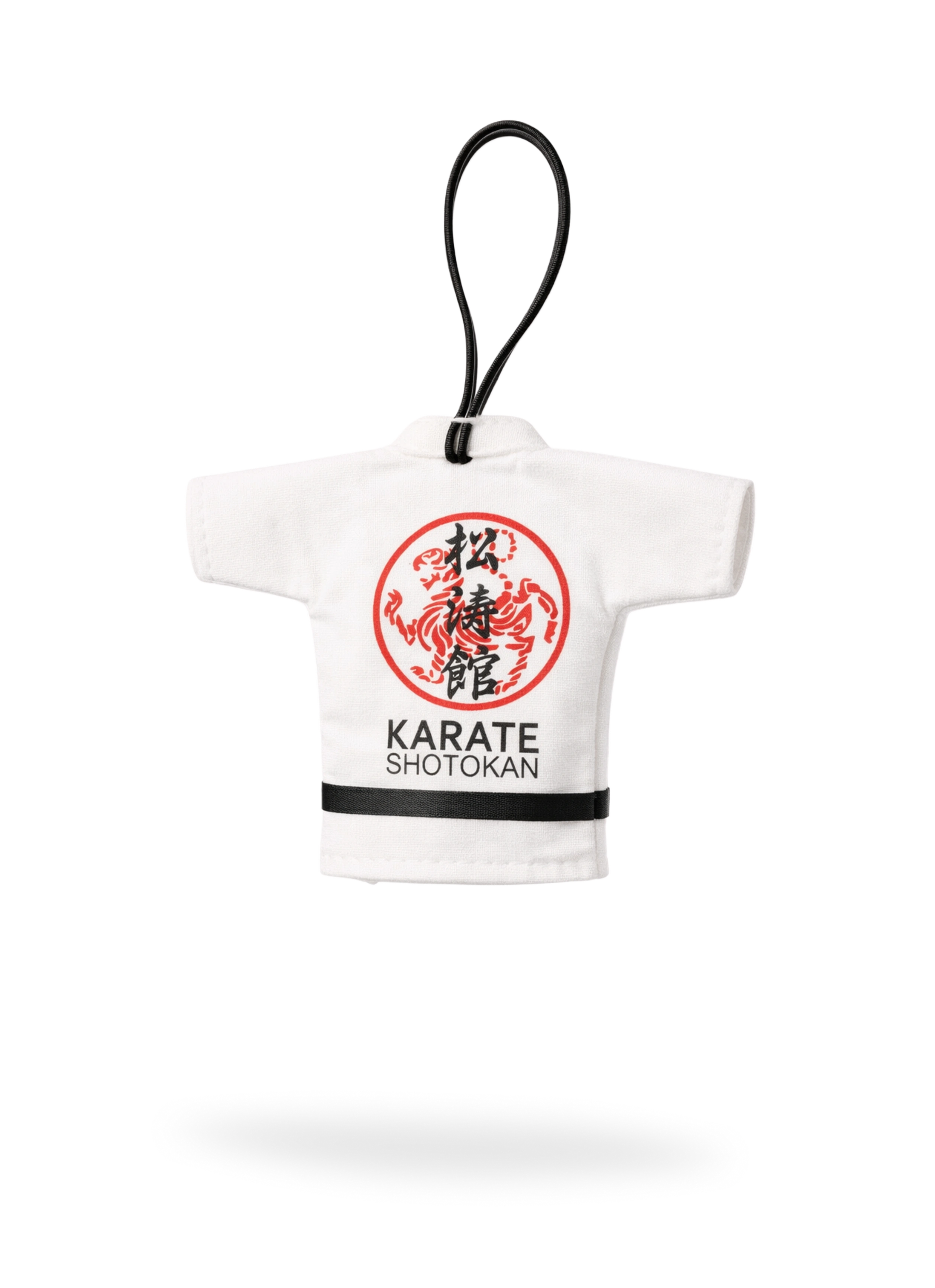 Мини-курточка карате Шотокан с принтом тигра в круге — символ контроля и решимости