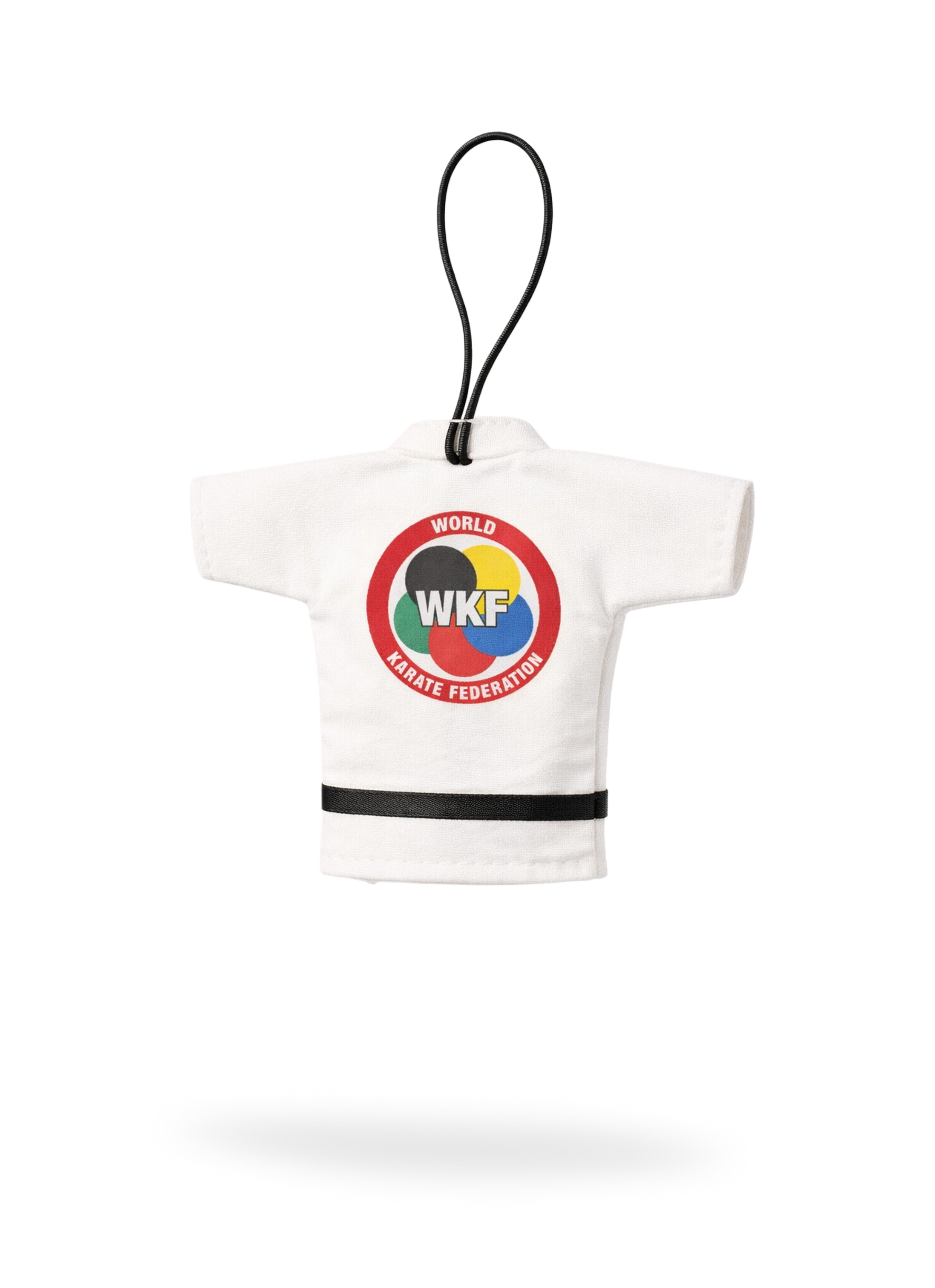 Сувенирная мини-курточка с цветным логотипом WKF — аксессуар для сторонников спортивного карате