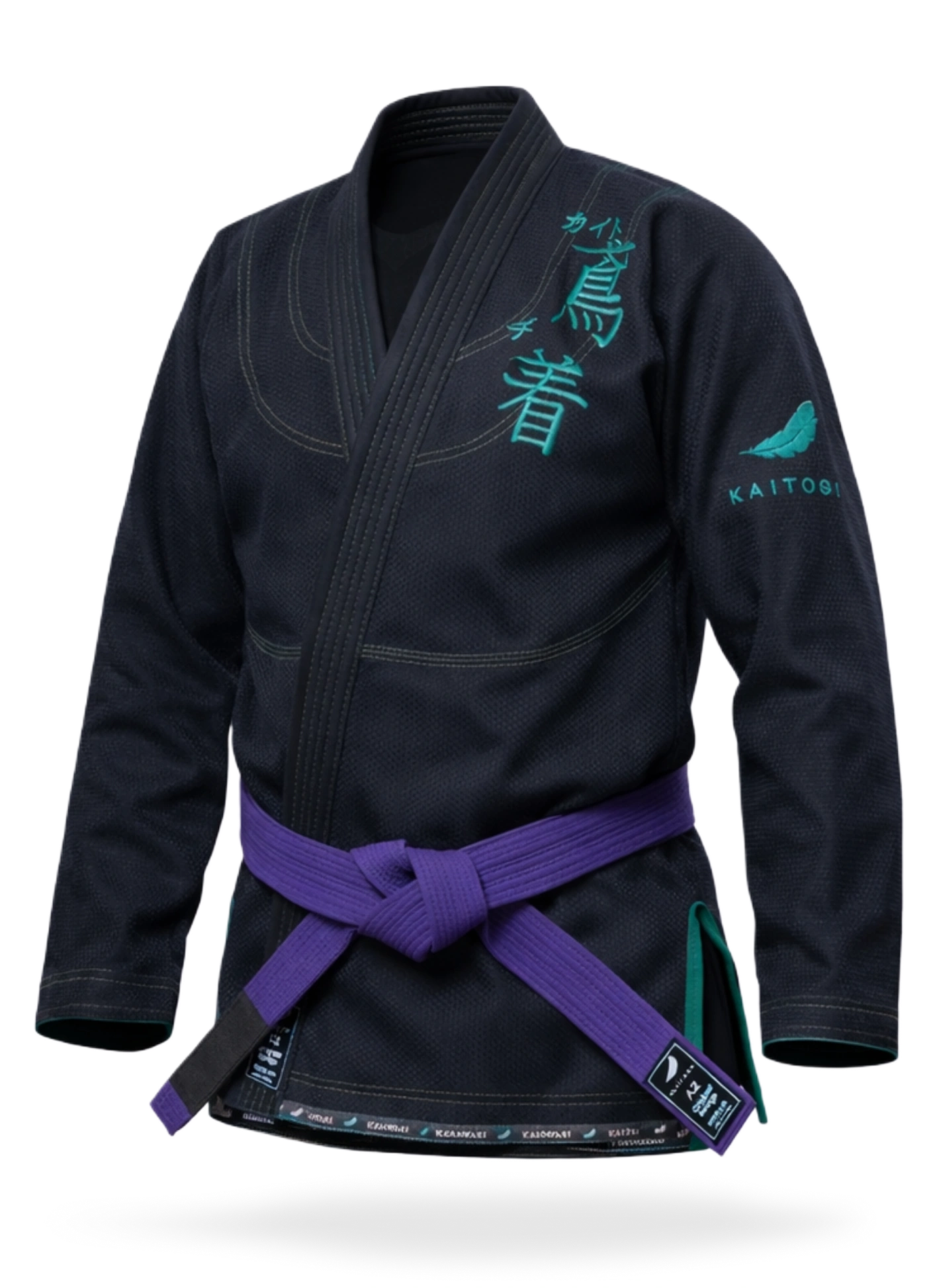 Куртка БЖЖ черная с зеленым дизайном, премиальное сырье