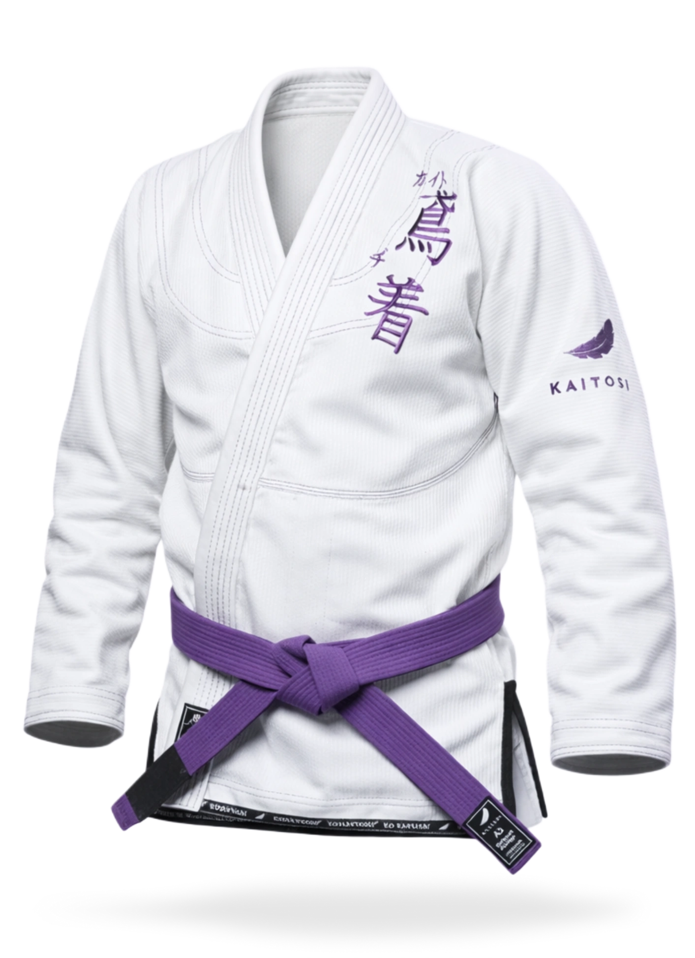 Белая куртка с фиолетовым дизайном, эксклюзивная серия для прогресса