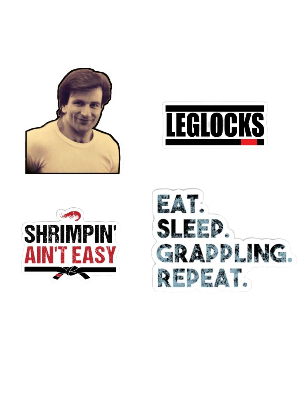 Наклейки грэпплинг KAITOGI с надписями leglocks и мотивационными фразами для тренировок
