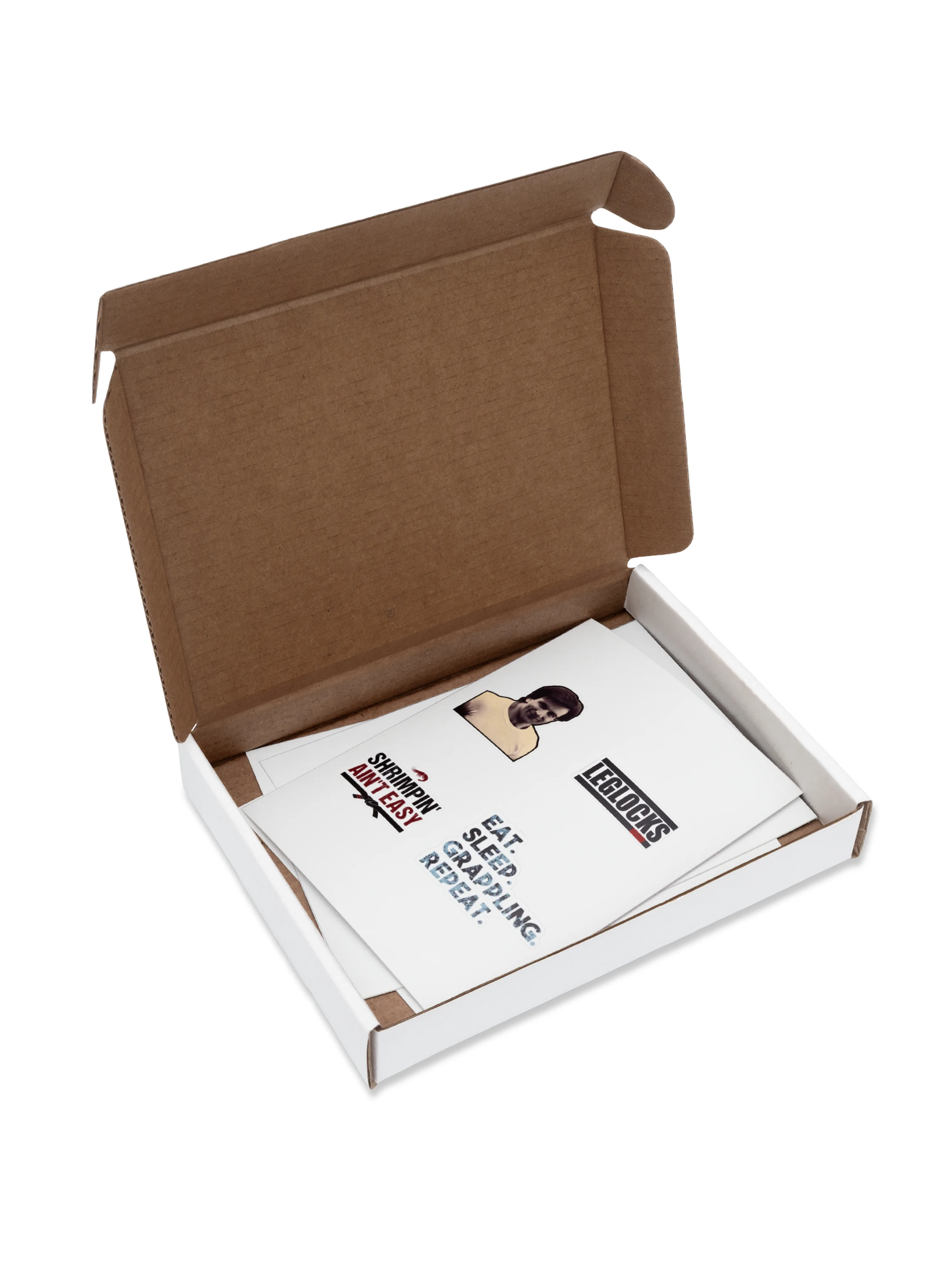 Стикерпак Grappling No Gi (16 шт.) в фирменной упаковке KAITOGI — качественный и незатейливый подарок для борца, который «клеится намертво»