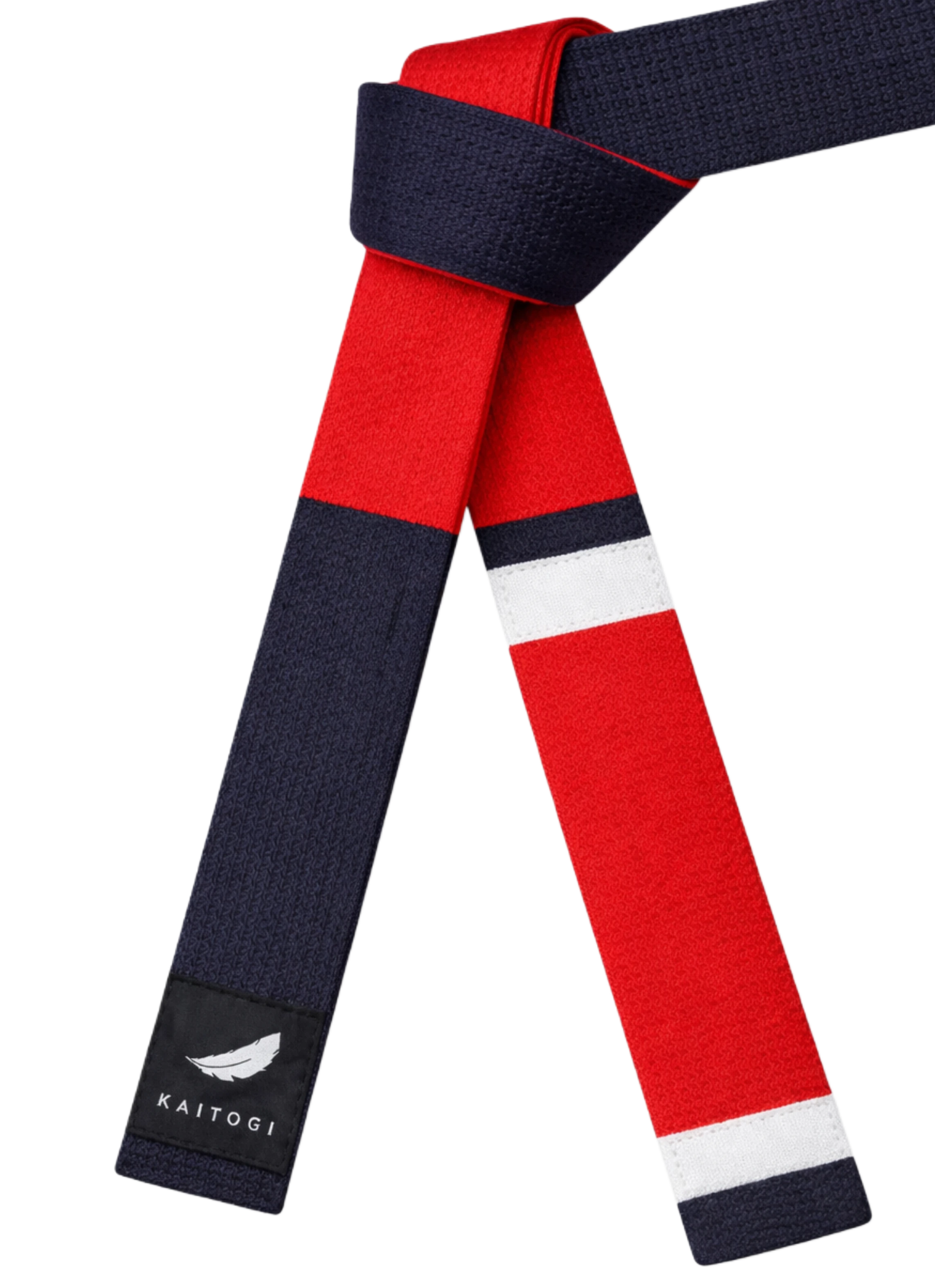 Пояс для БЖЖ KAITOGI красно-черная шахматка с красной баррой (sleeve) для данов, высококачественная хлопковая ткань, ручной пошив в России