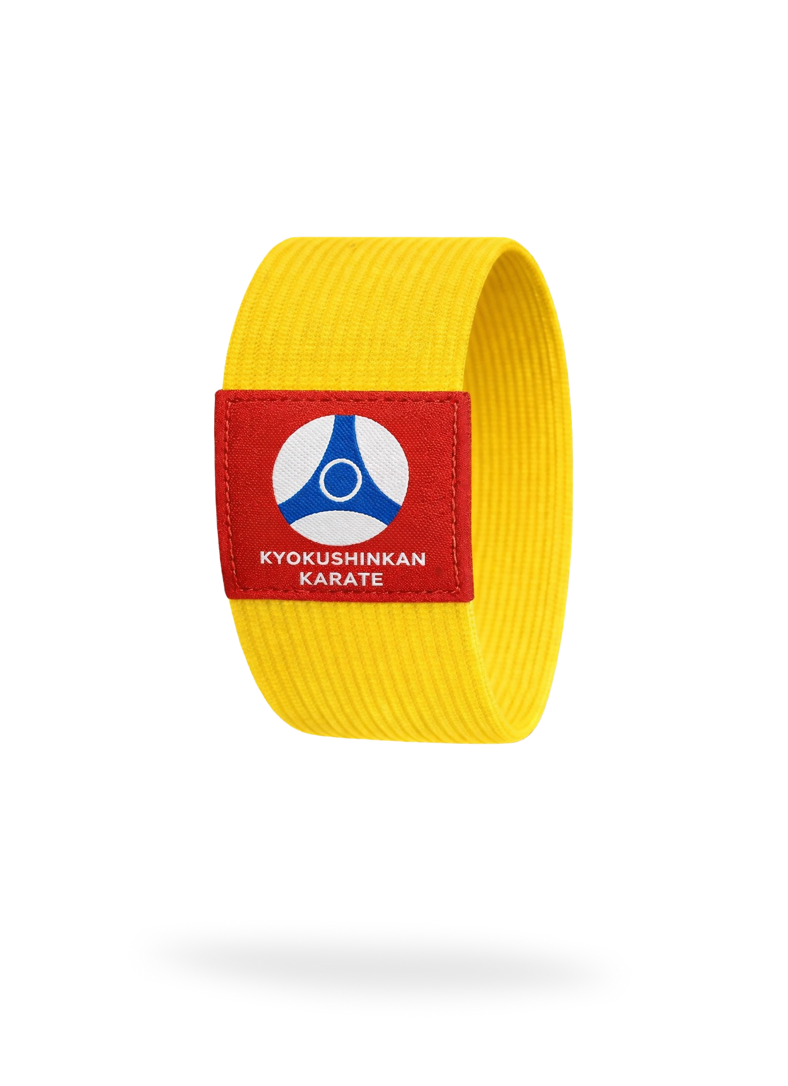 Желтый эластичный фиксатор (одинарный) с эмблемой КАН