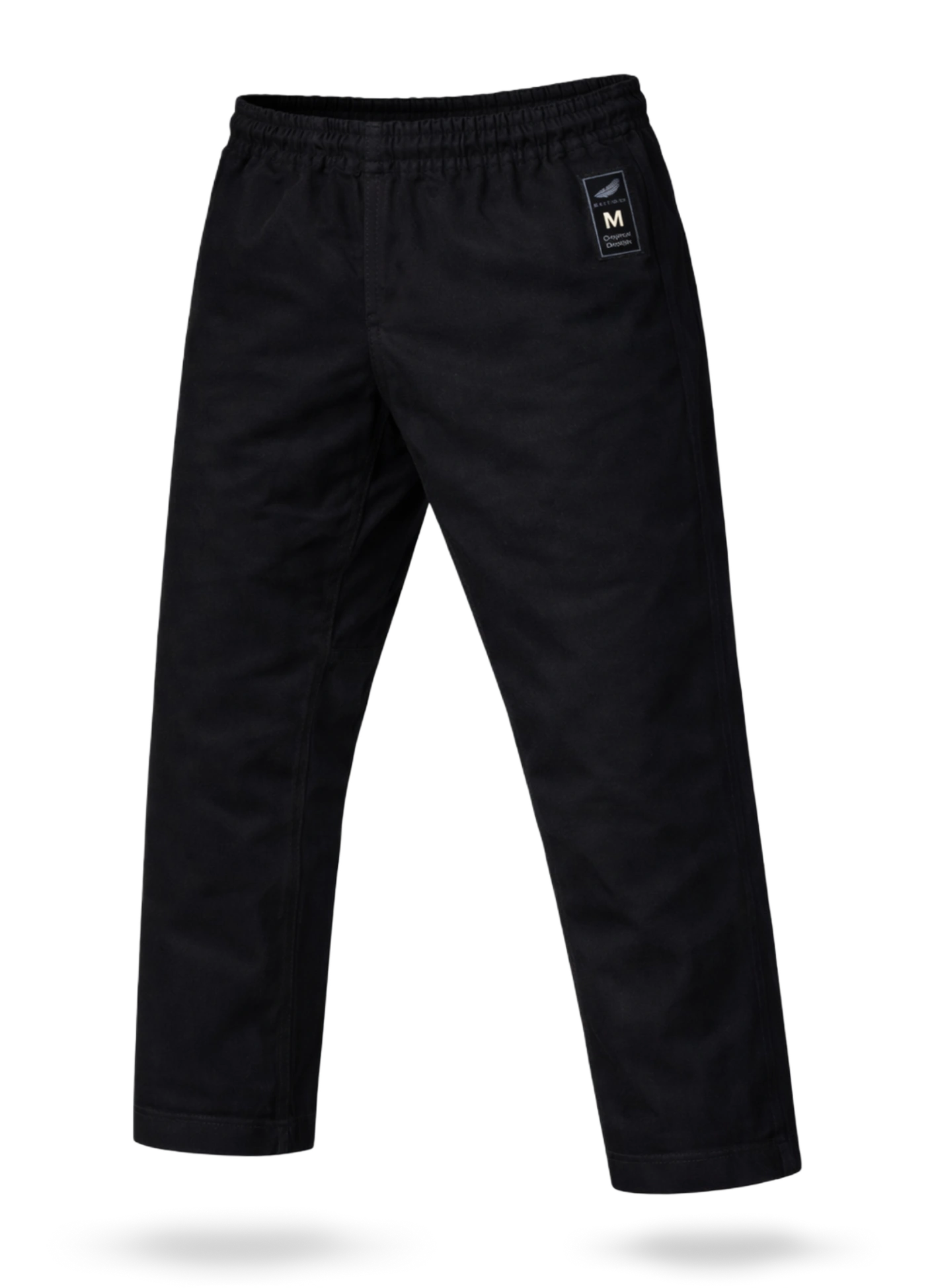 Черные штаны для карате KAITOGI М1 на резинке: профессиональная защита от травм в партере и кумитэ