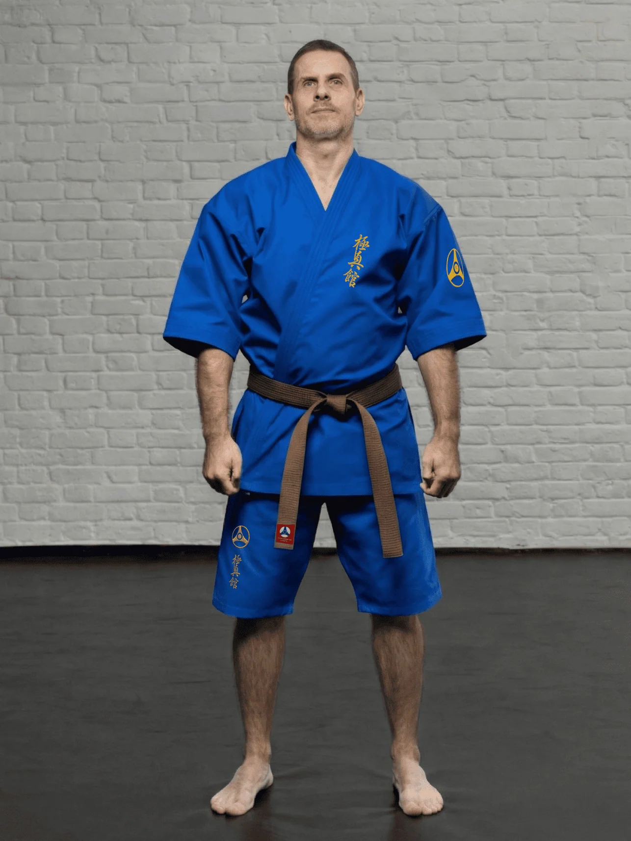 Синее доги К4–М5 Кёкусин-кан в полный рост: профессиональный летний комплект от мануфактуры в Самаре