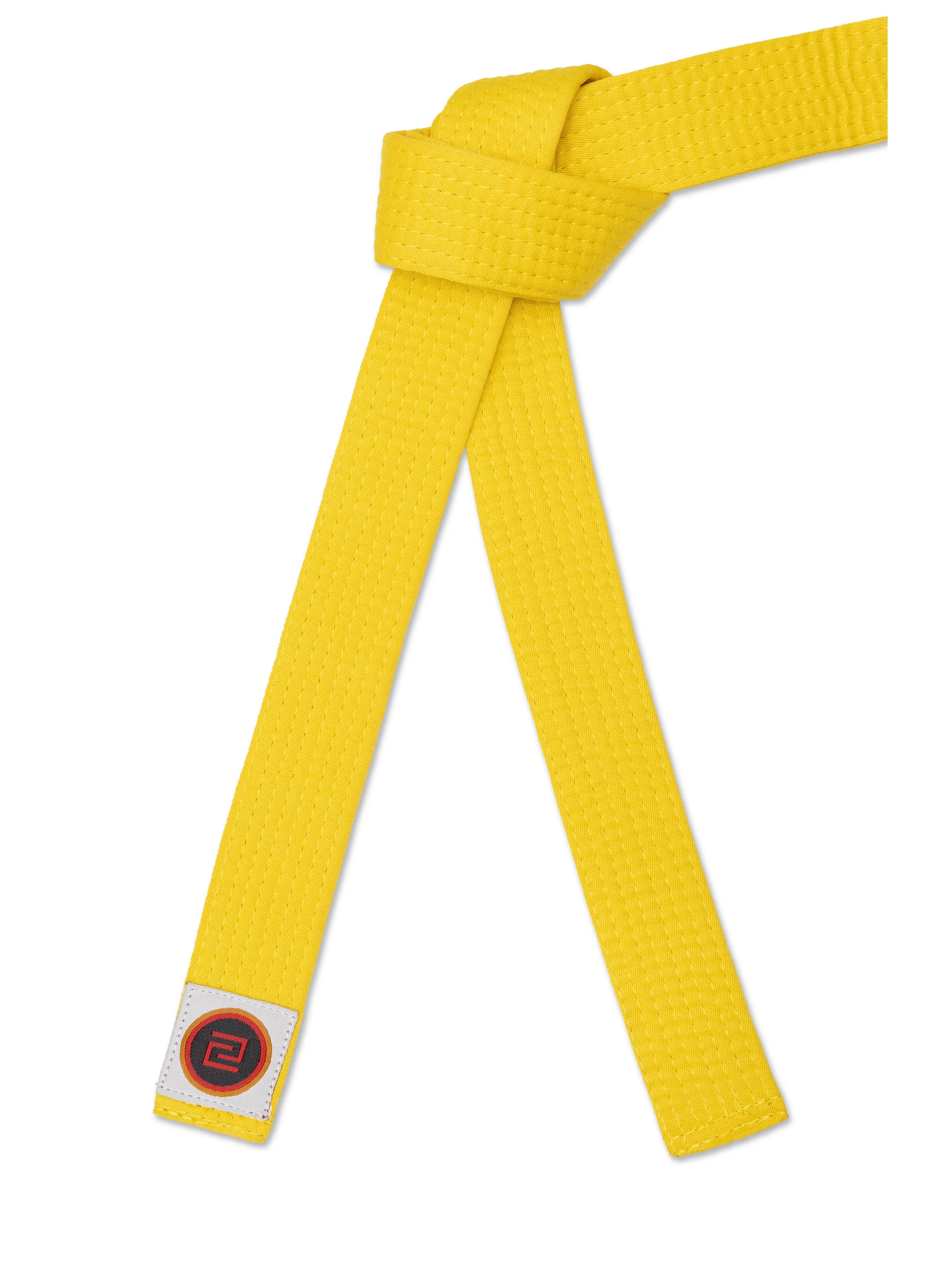 Жаккардовая этикетка KAITOGI Годзю-рю на поясе