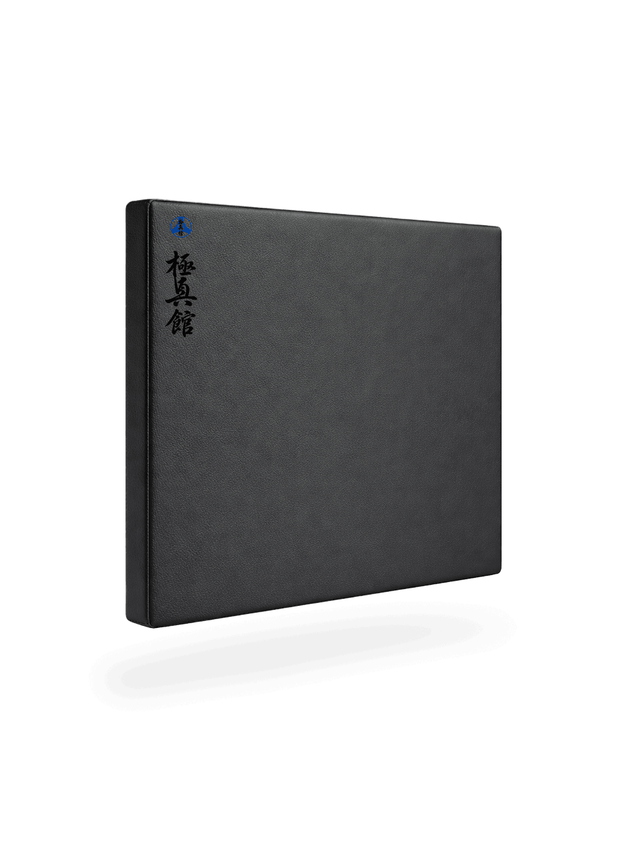 Черный страховочный мат KAITOGI 100х100 см: износостойкий кожзам для интенсивных тренировок