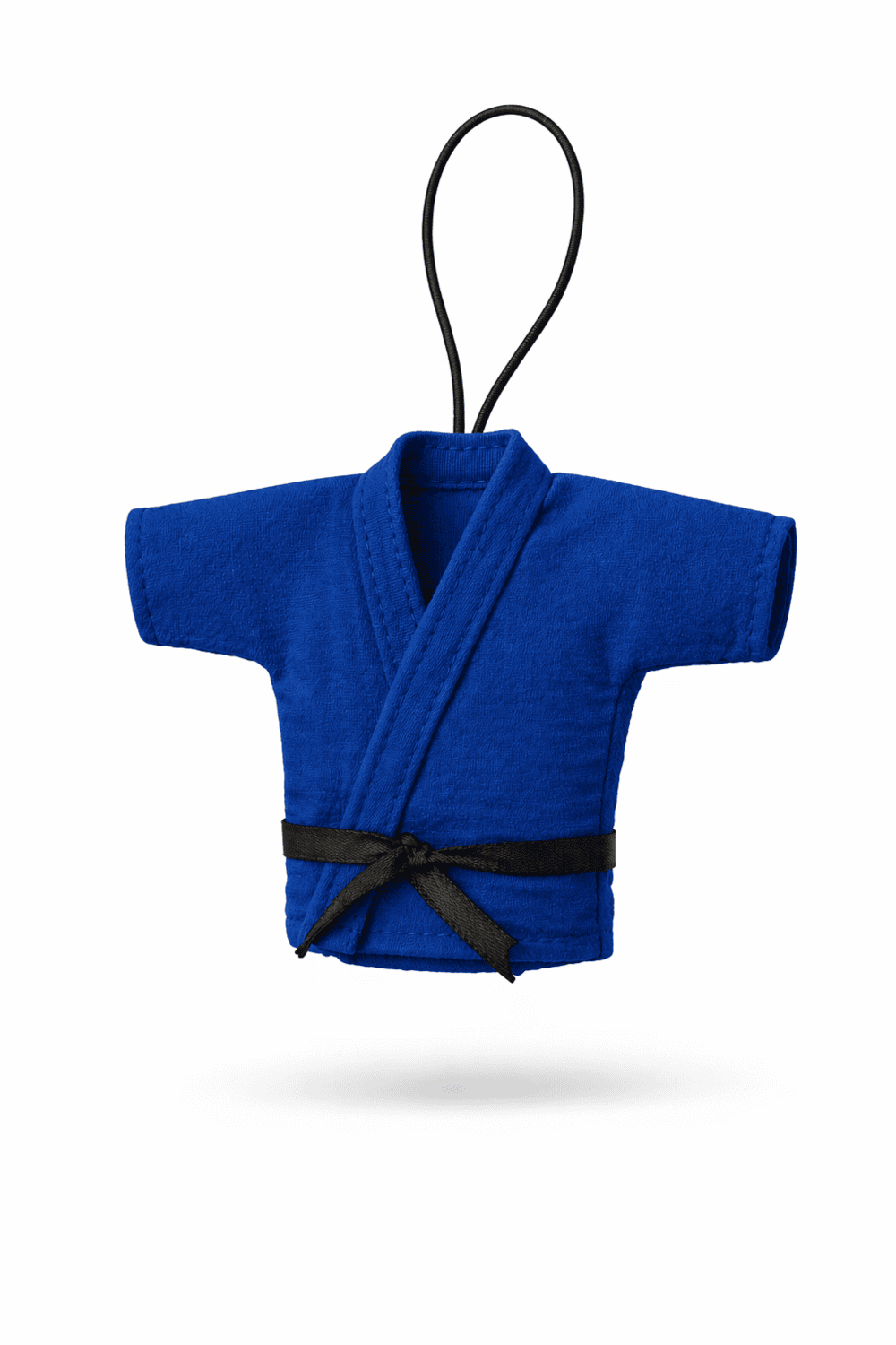 Лицевая сторона синей сувенирной курточки карате Одобрено федерацией A.I.K.O. — аксессуар в машину КАЙТОГИ 